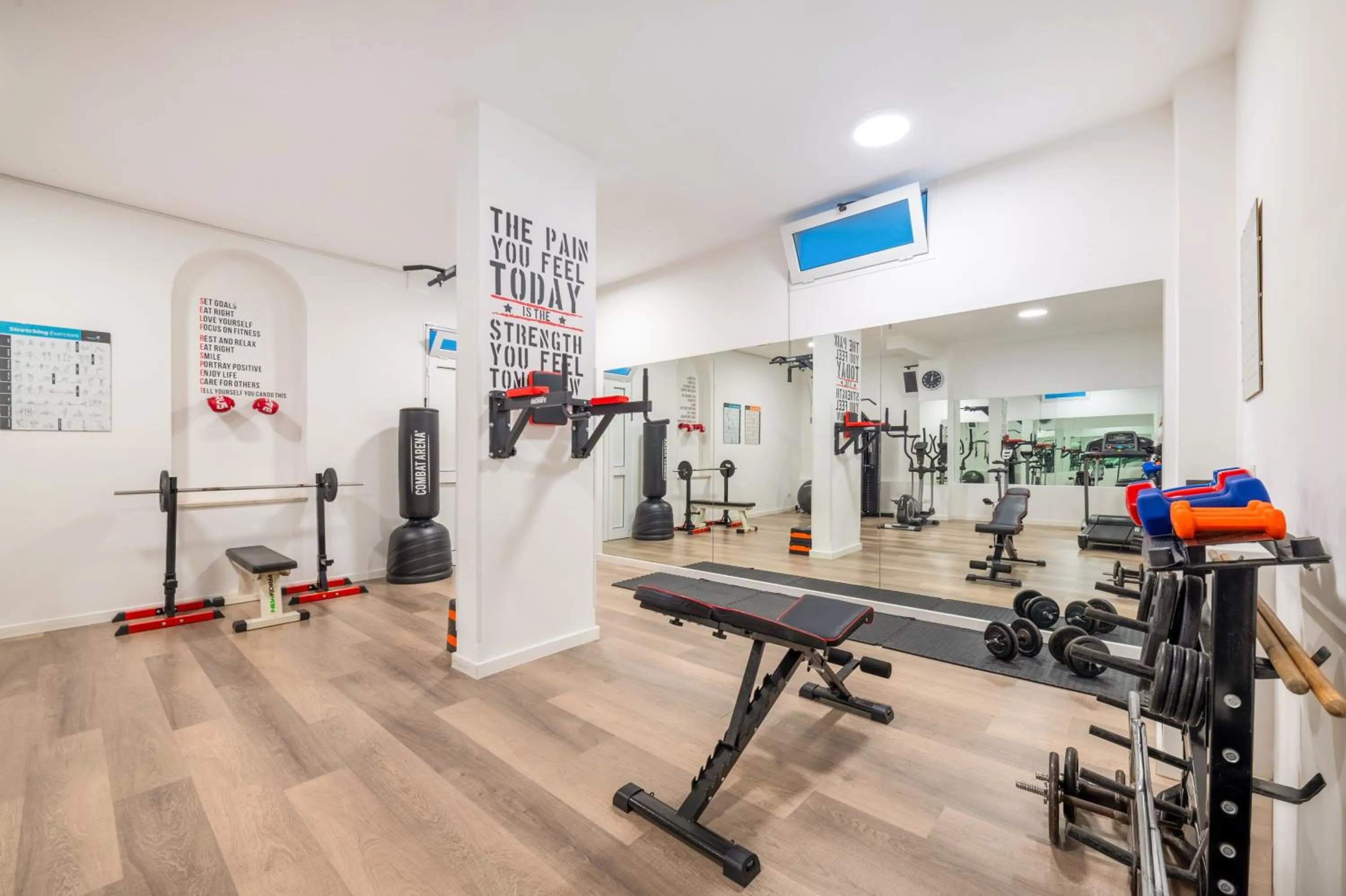 Fitness centre/facilities in Hotel Britannia