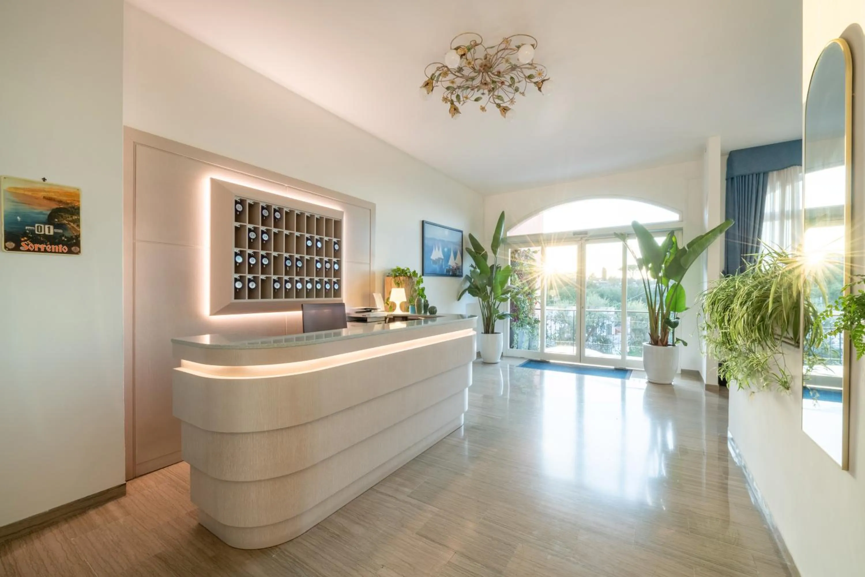 Lobby or reception in Hotel Britannia