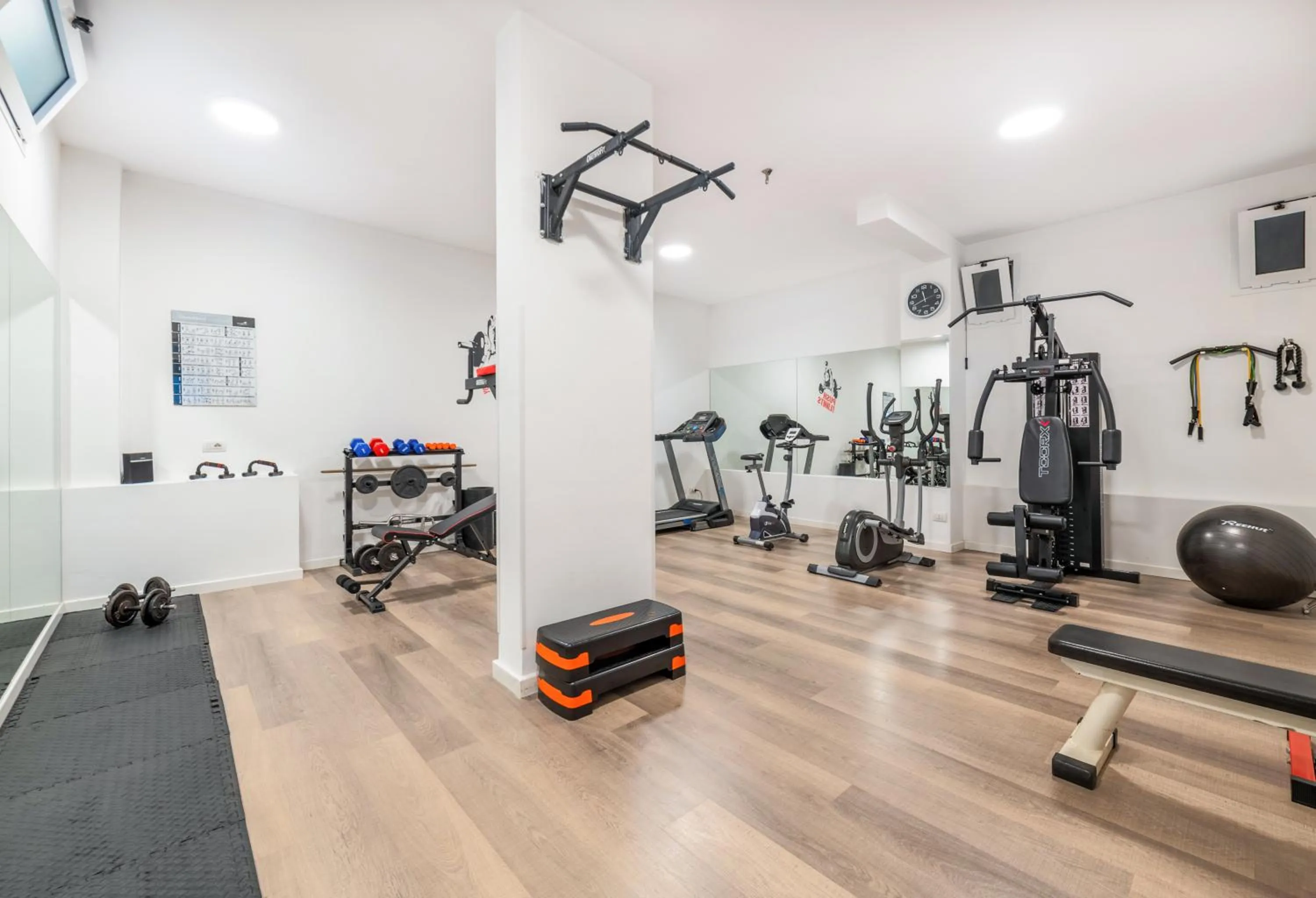 Fitness centre/facilities in Hotel Britannia
