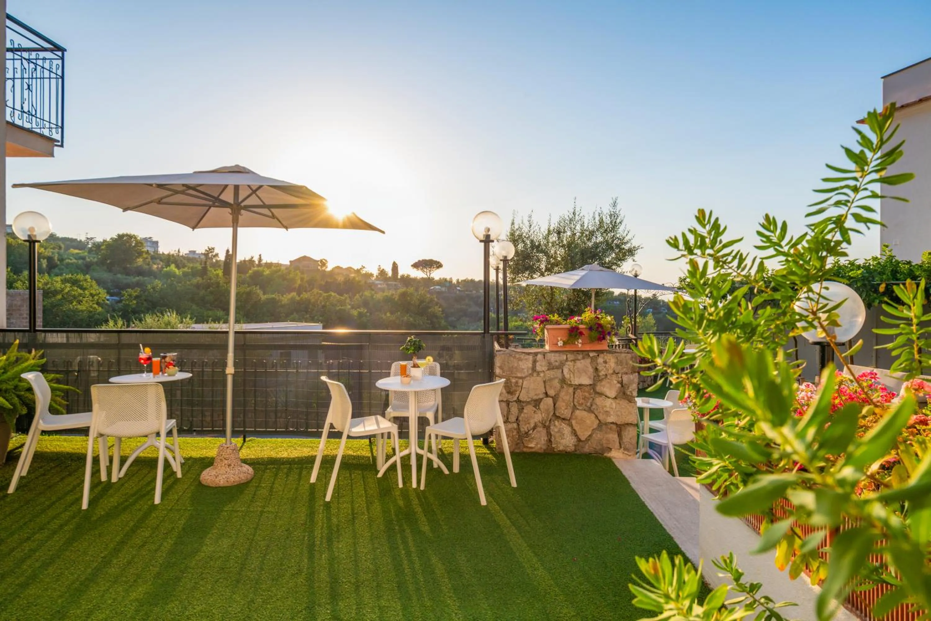 Garden in Hotel Britannia