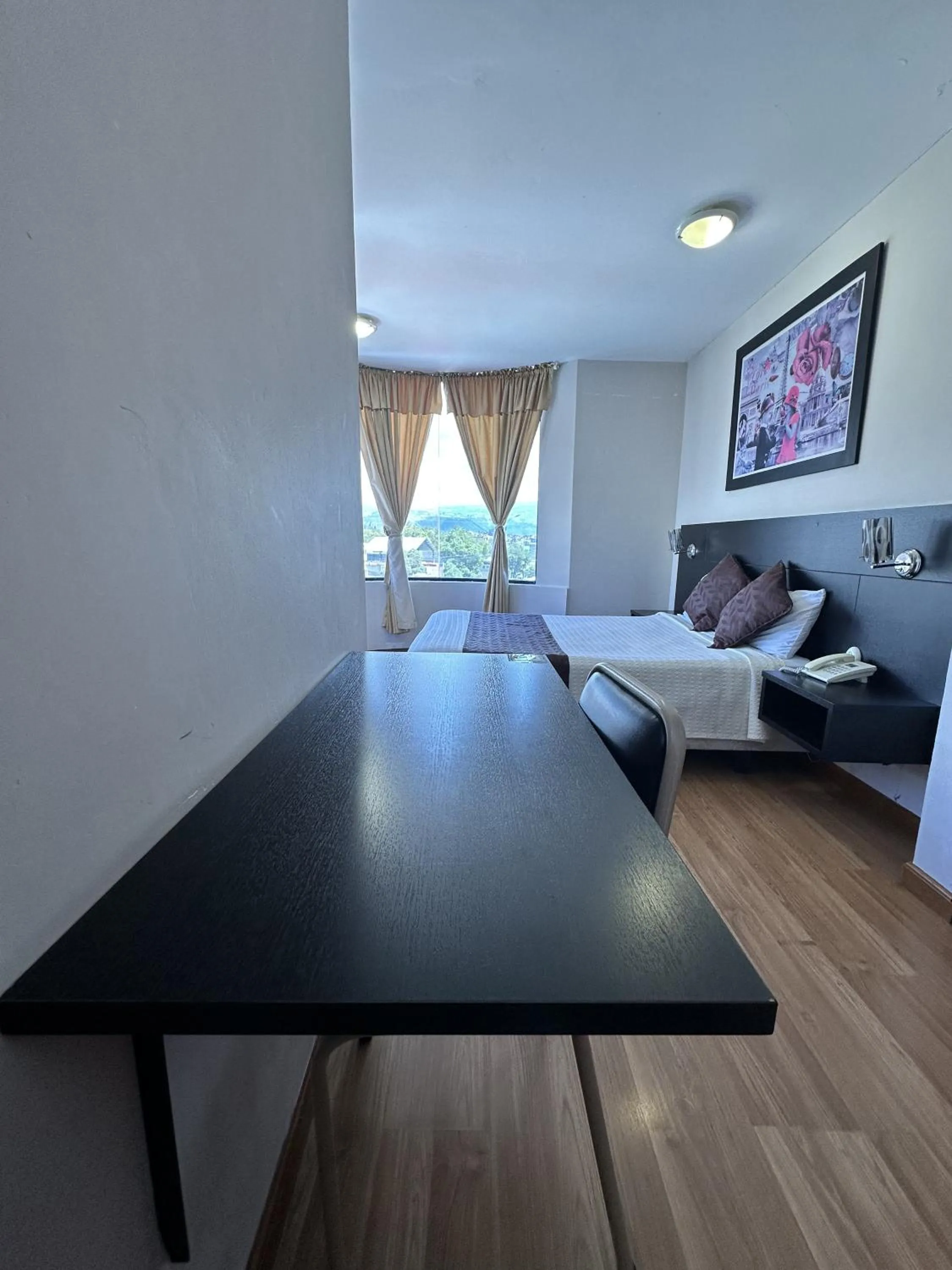 Seating area in Hotel Versailles