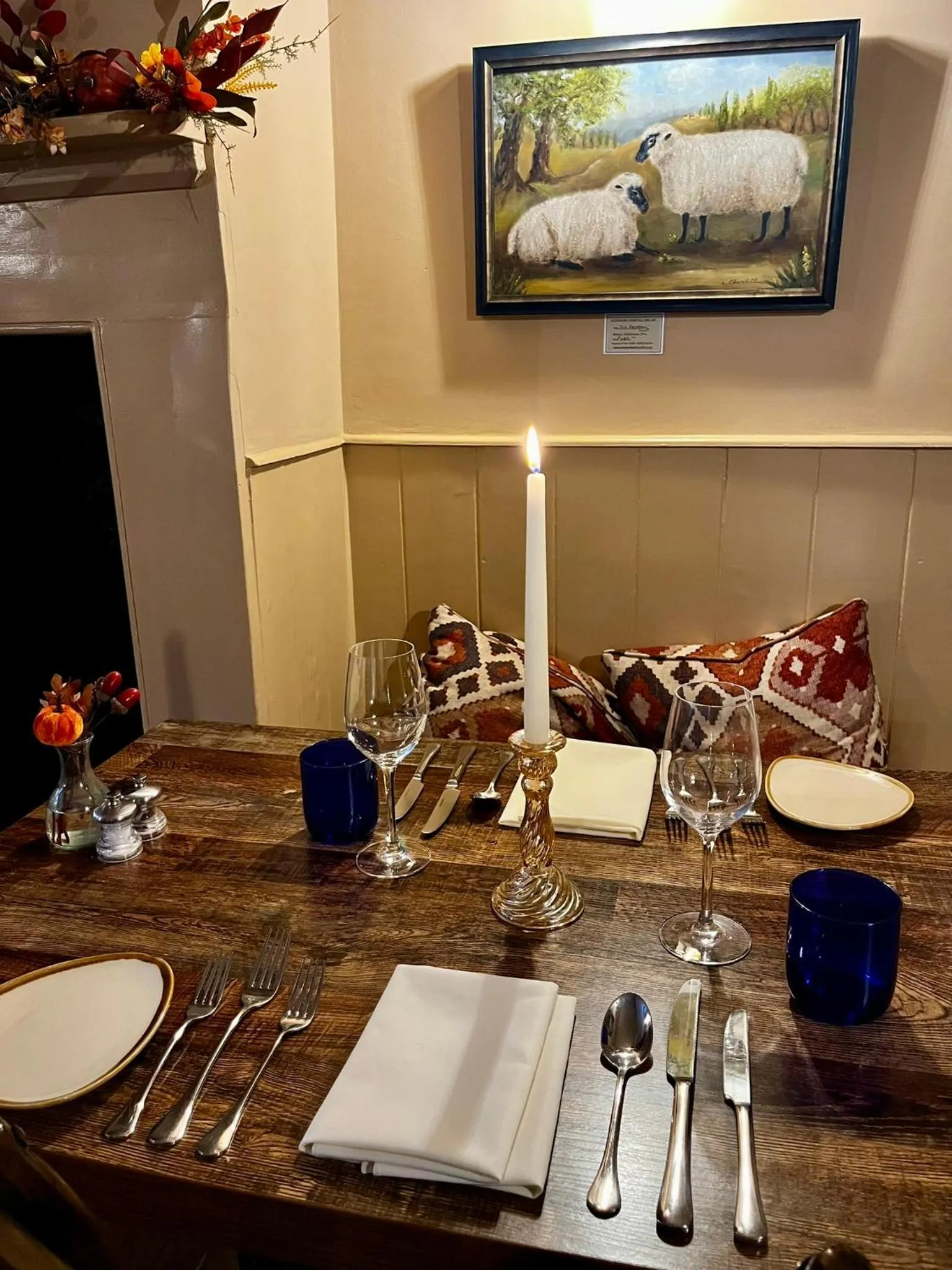 Dining area in The Seagrave Arms