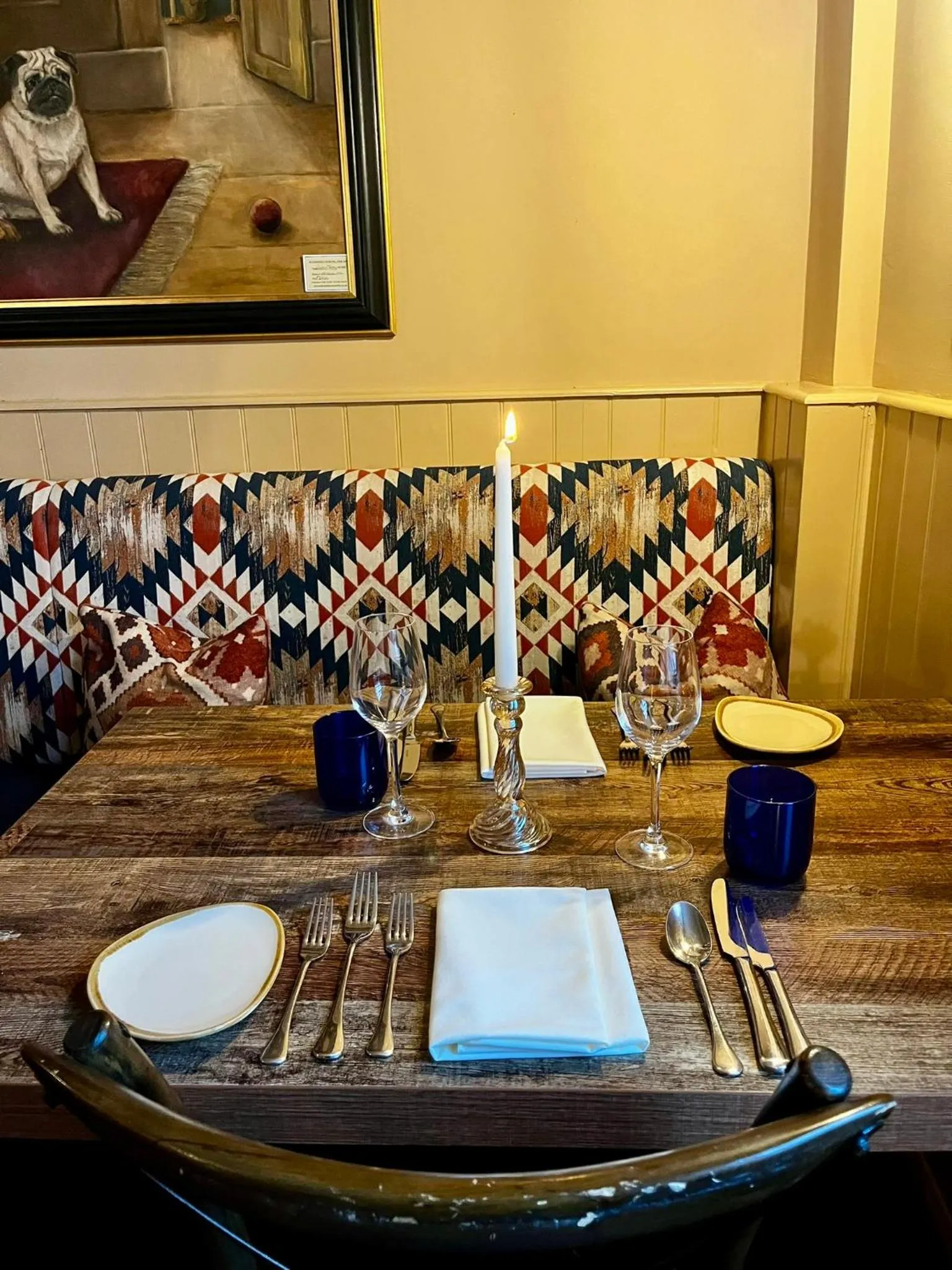 Dining area in The Seagrave Arms