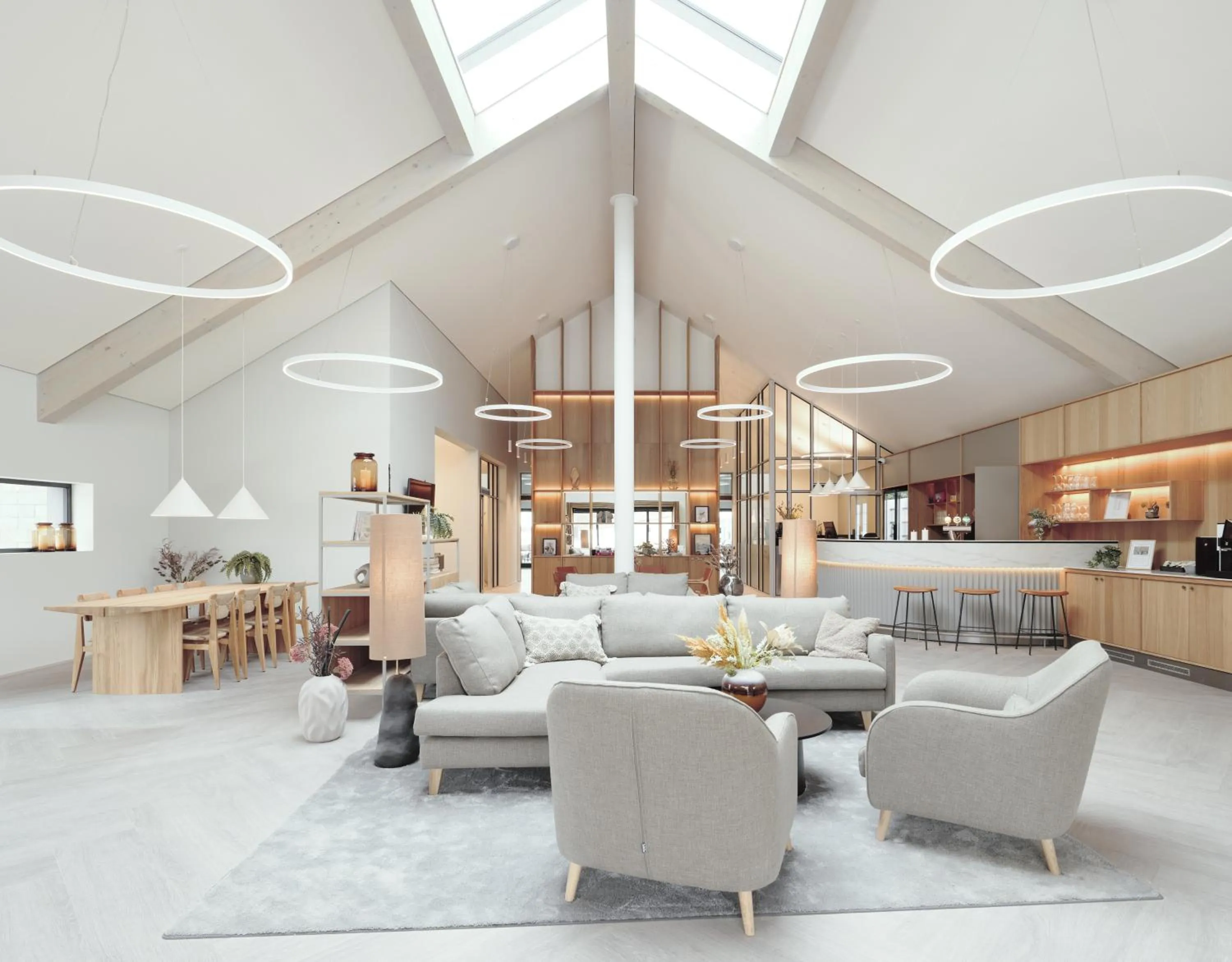 Lobby or reception in Hages Badehotel