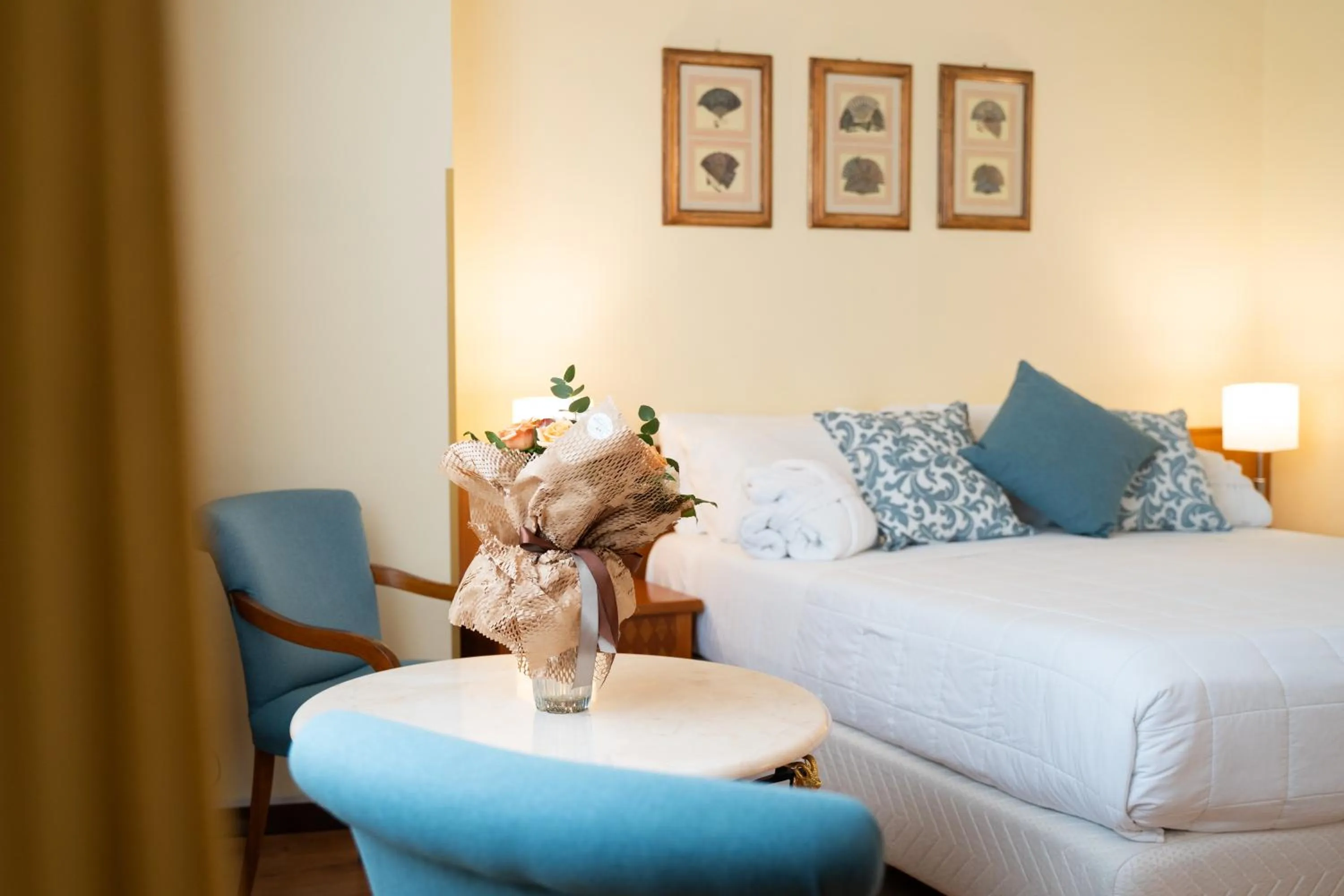 Bed in Hotel Royal Palace