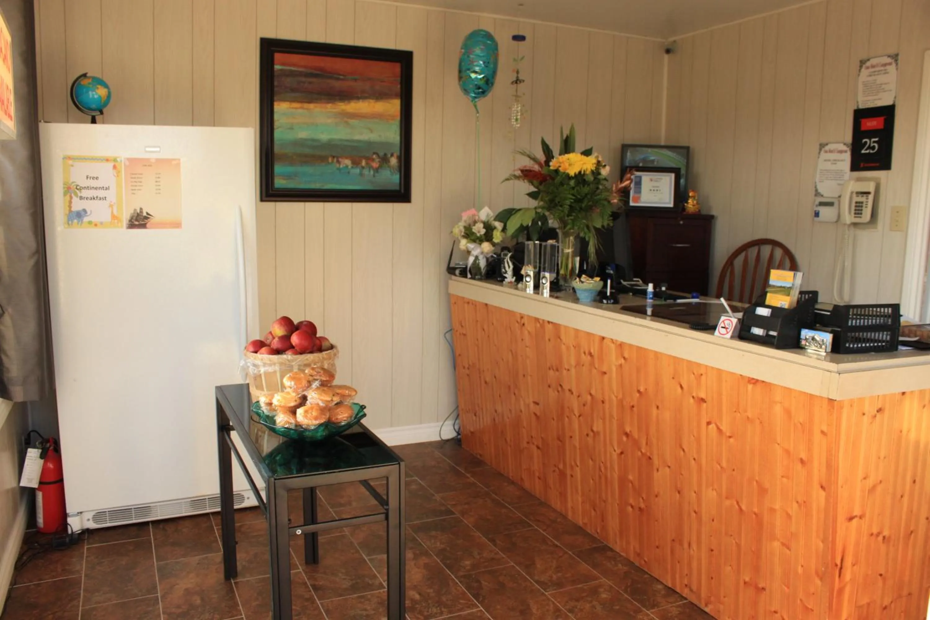 Lobby or reception in Oasis Motel