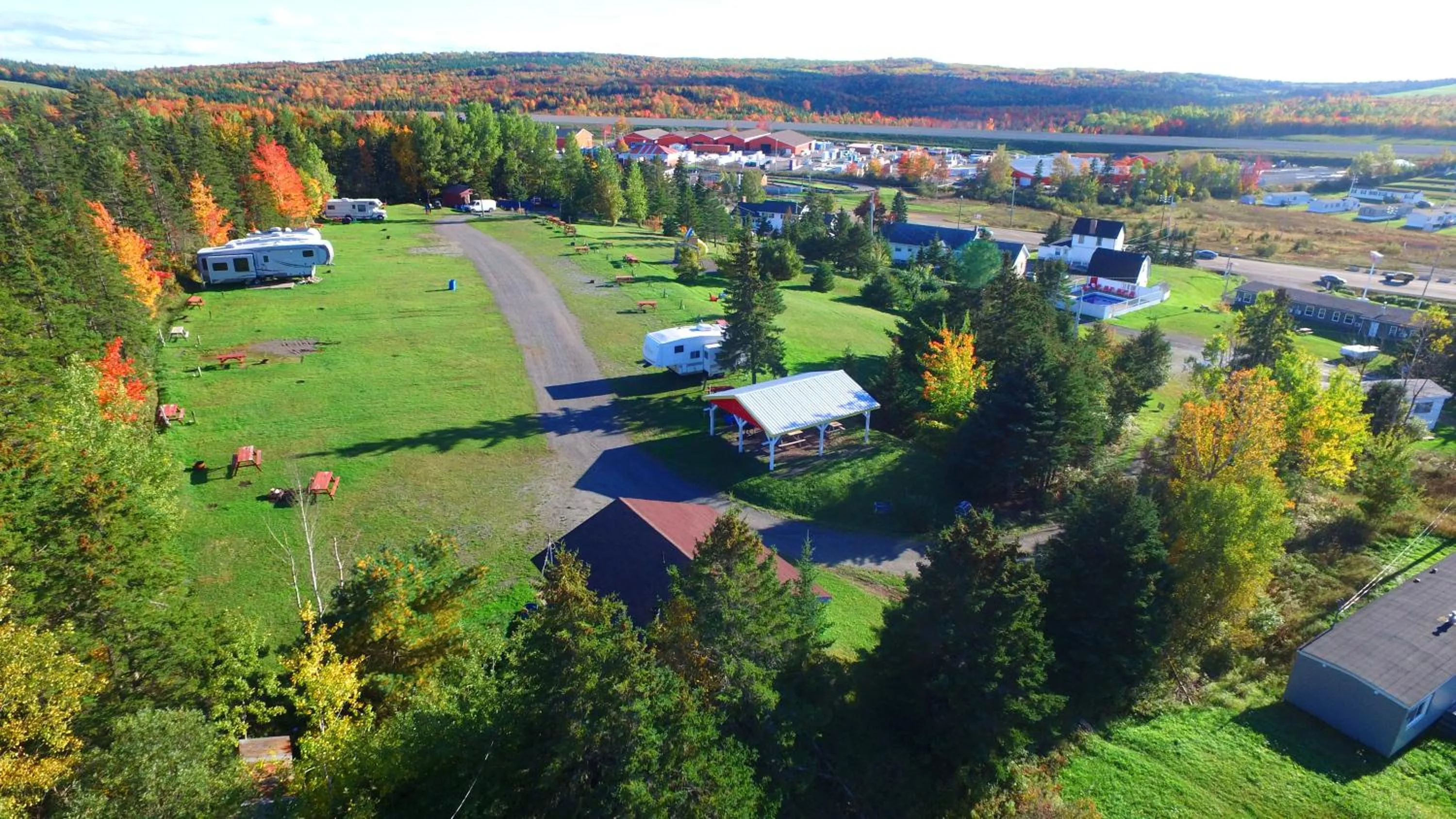 Bird's eye view in Oasis Motel