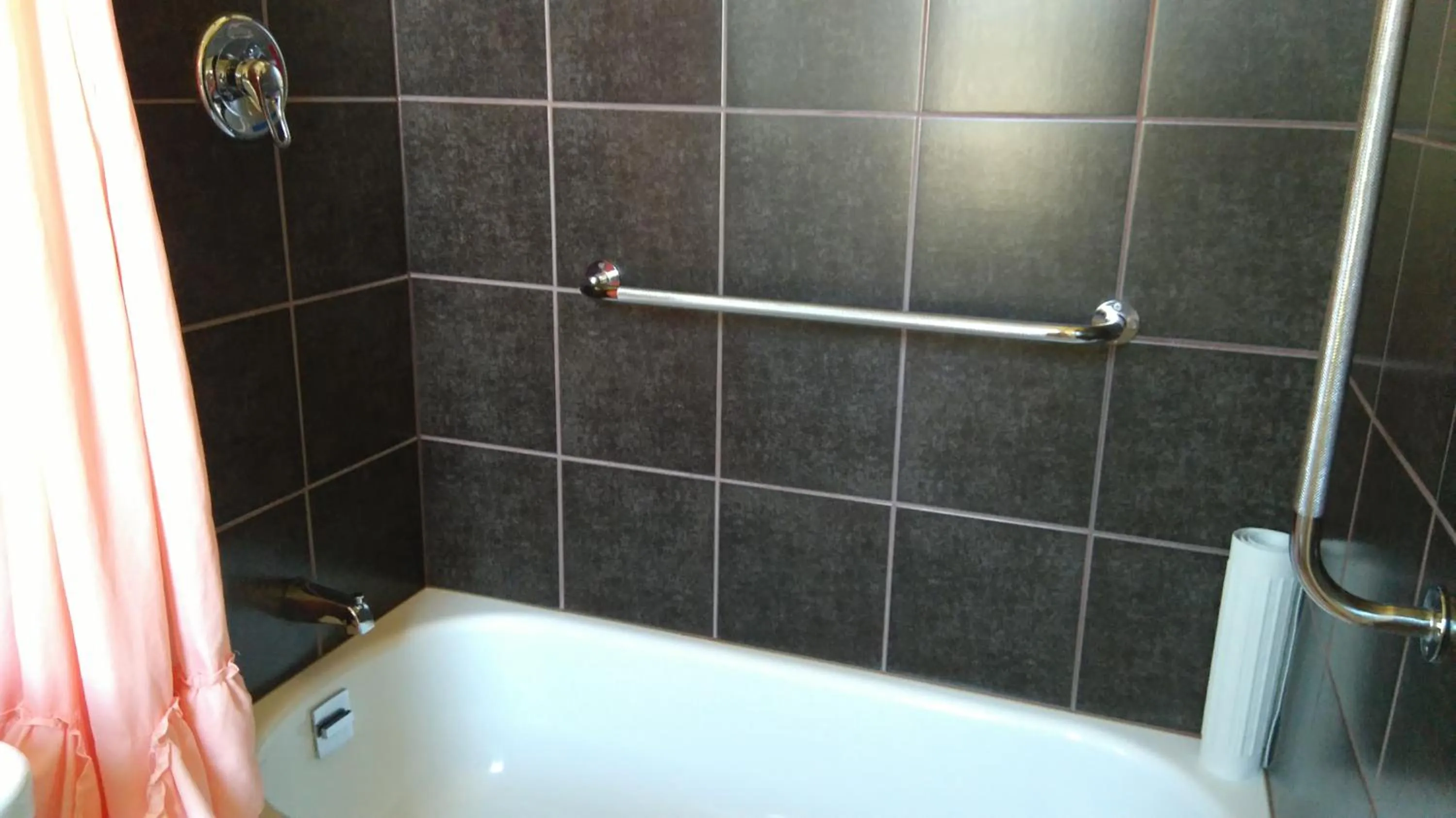 Shower in Oasis Motel