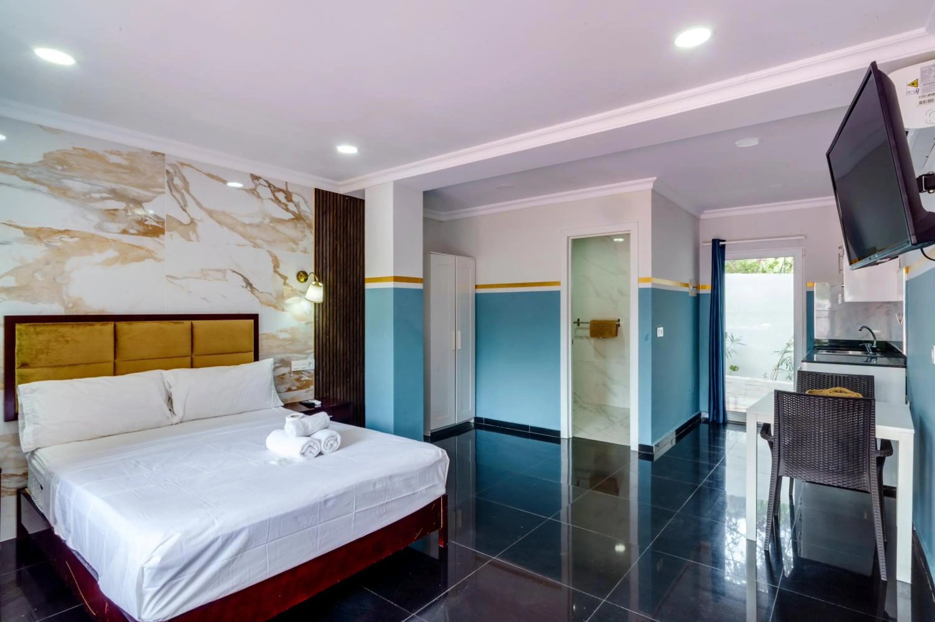 Bed in Villa Costa Marbella