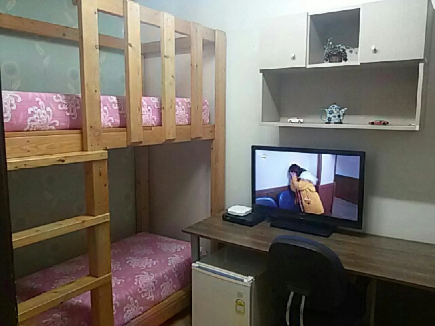 Bed in 아이원리빙텔