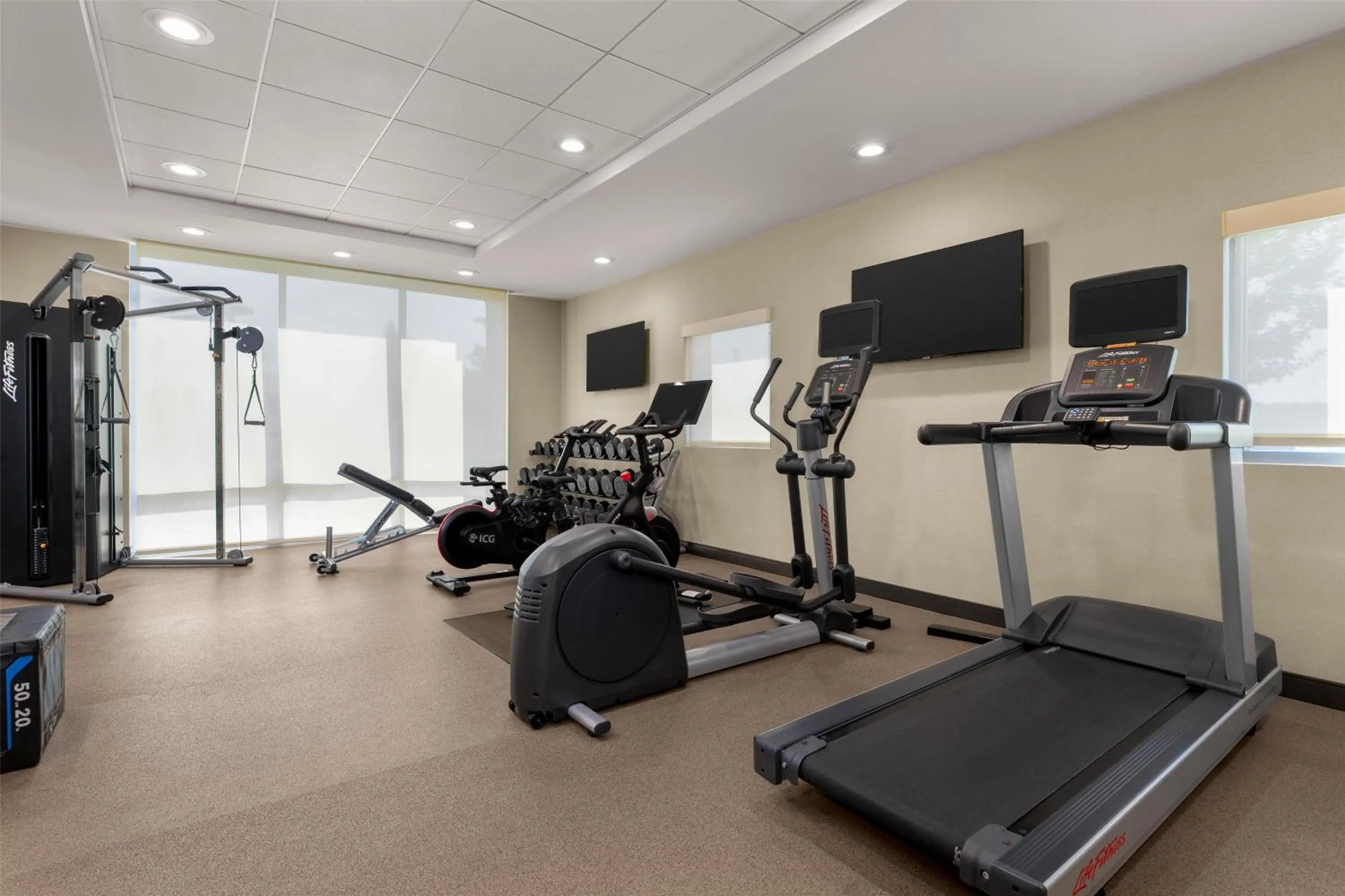 Fitness centre/facilities in Home2 Suites by Hilton Baltimore/Aberdeen MD