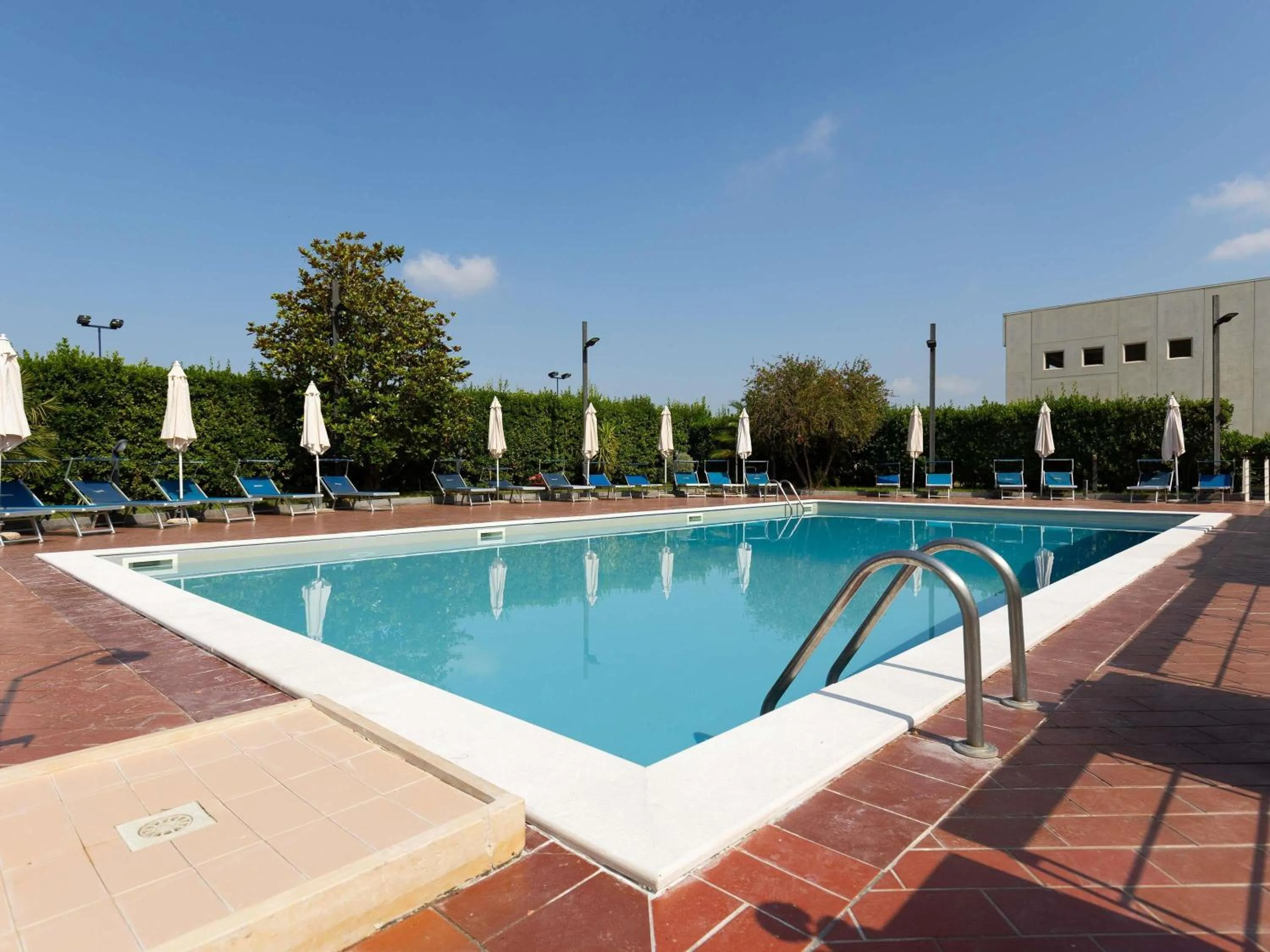 Pool view in Novotel Caserta Sud
