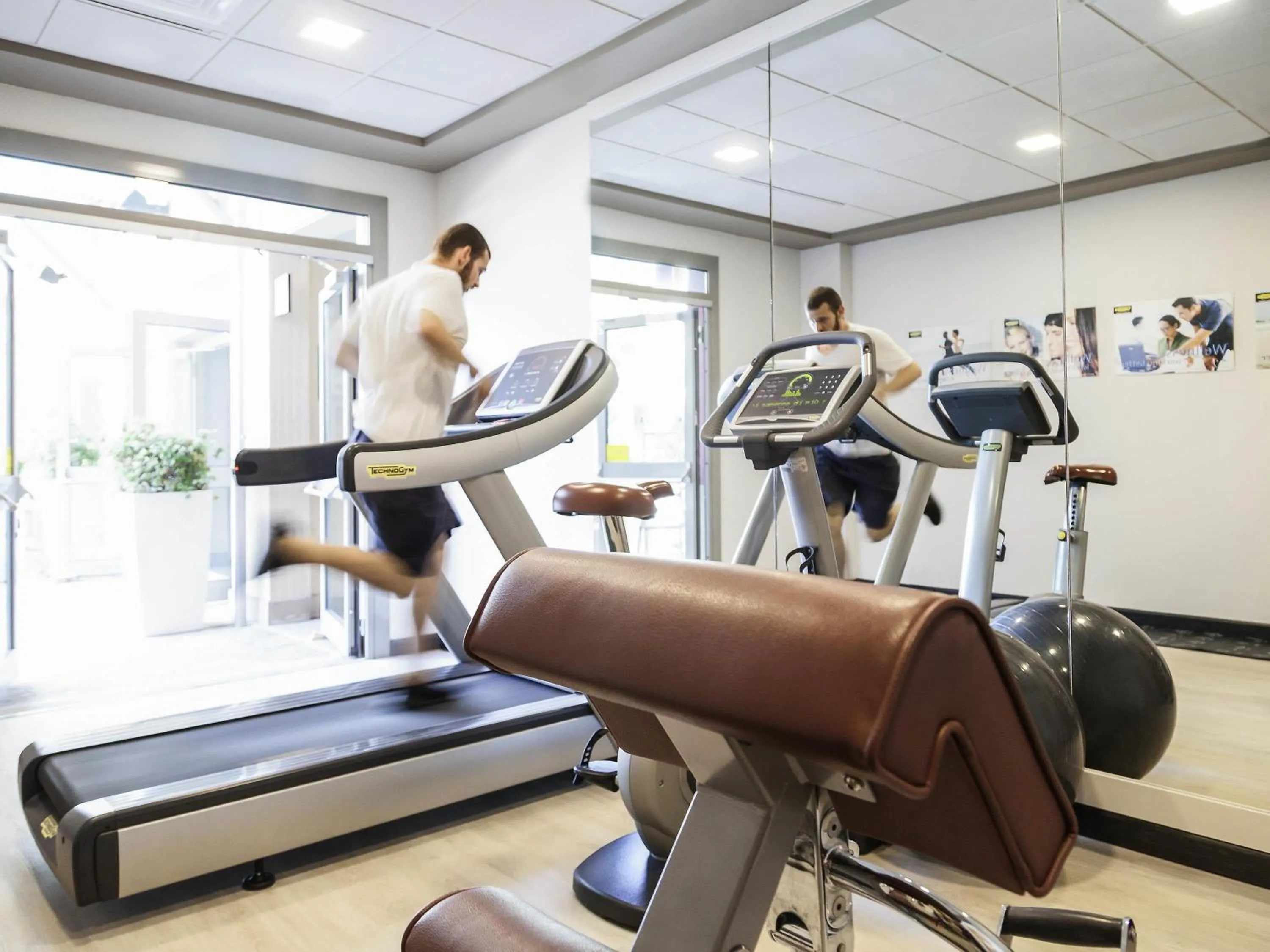 Fitness centre/facilities in Novotel Brescia Due