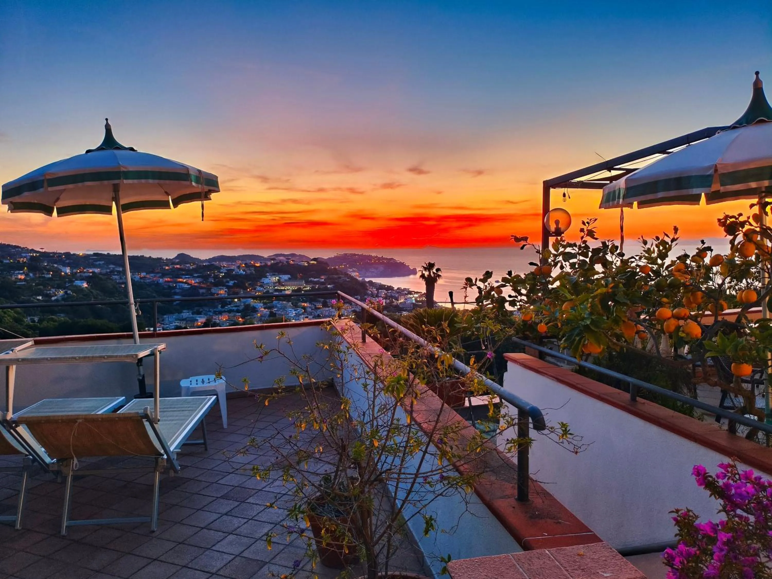 Sunset in Hotel Ape Regina