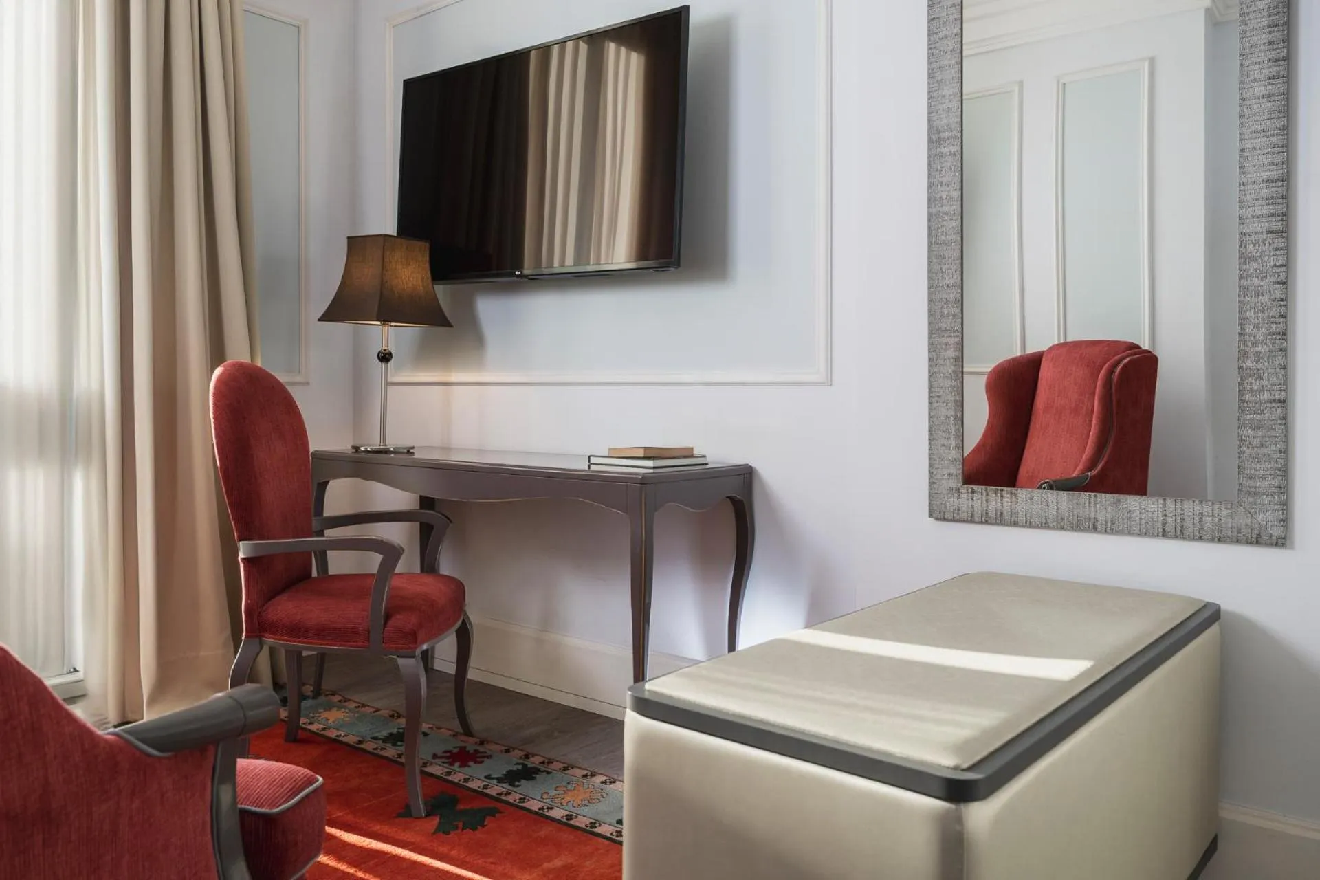 Seating area in Hotel Campo Marzio