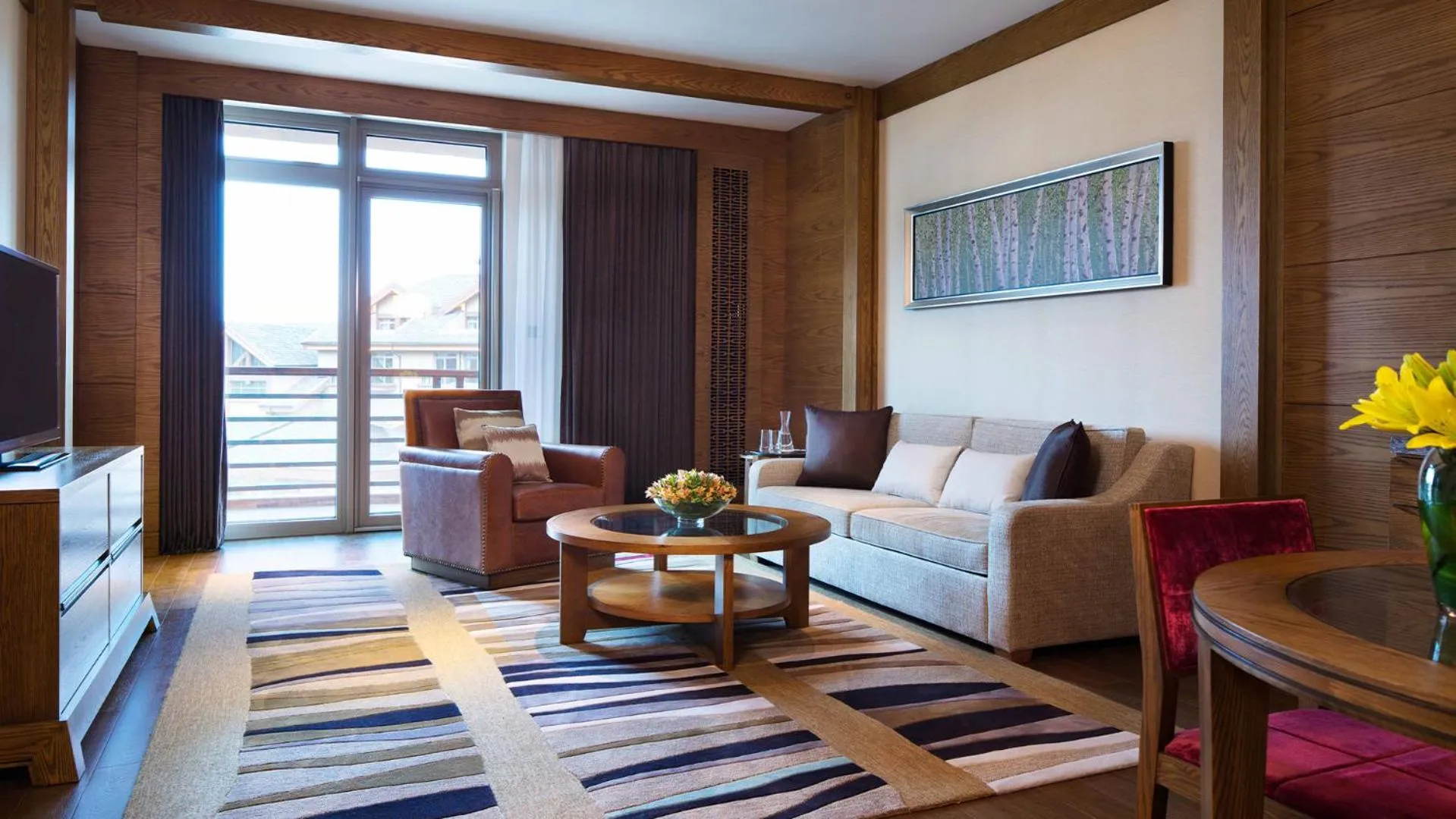 Living room in Hyatt Regency Changbaishan