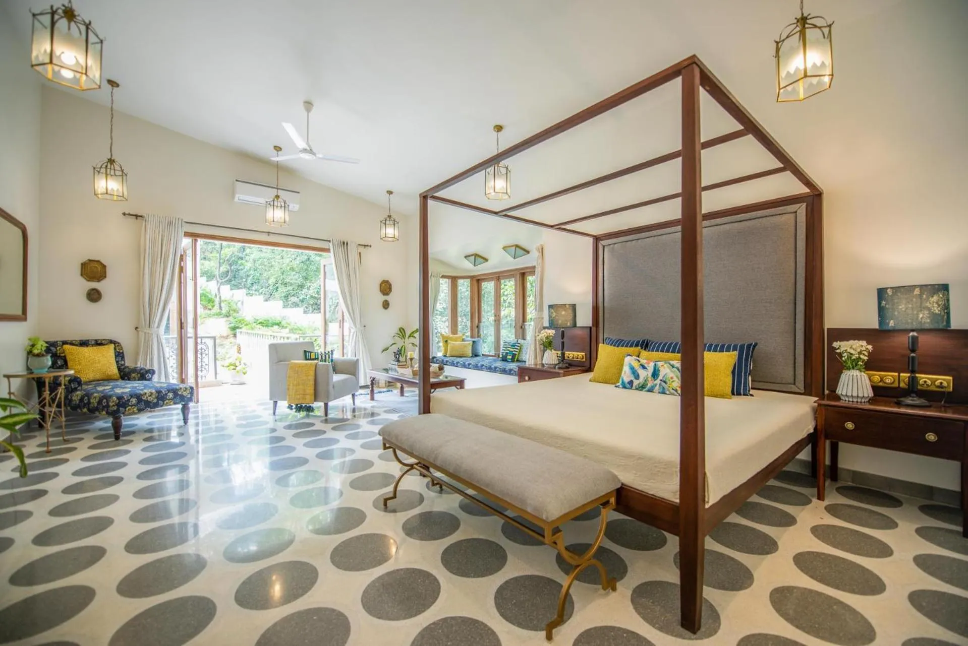Bedroom, Bed in LohonoStays Estate de Escobar