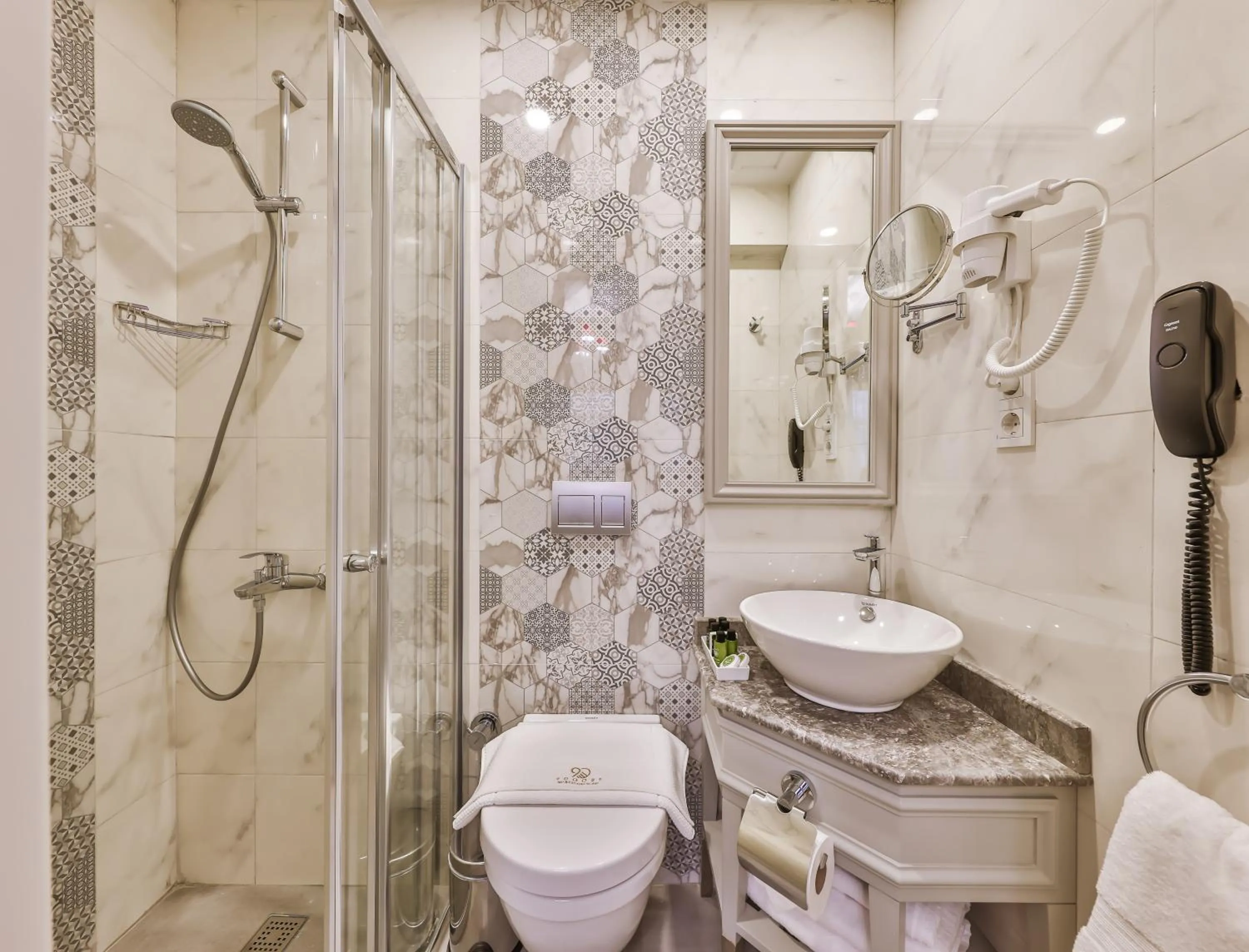 Bathroom in 9 Doors Hotel