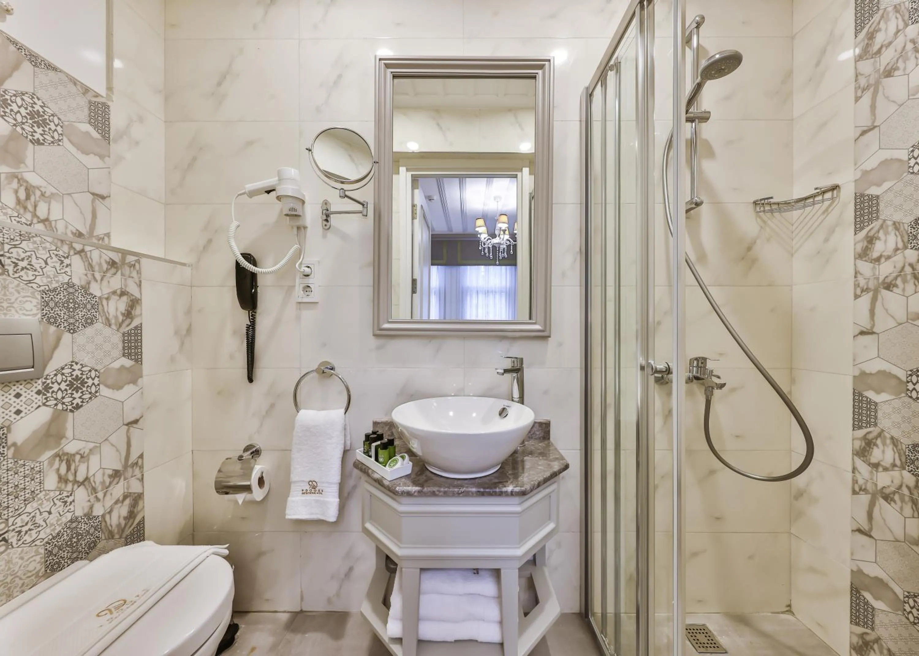 Bathroom in 9 Doors Hotel