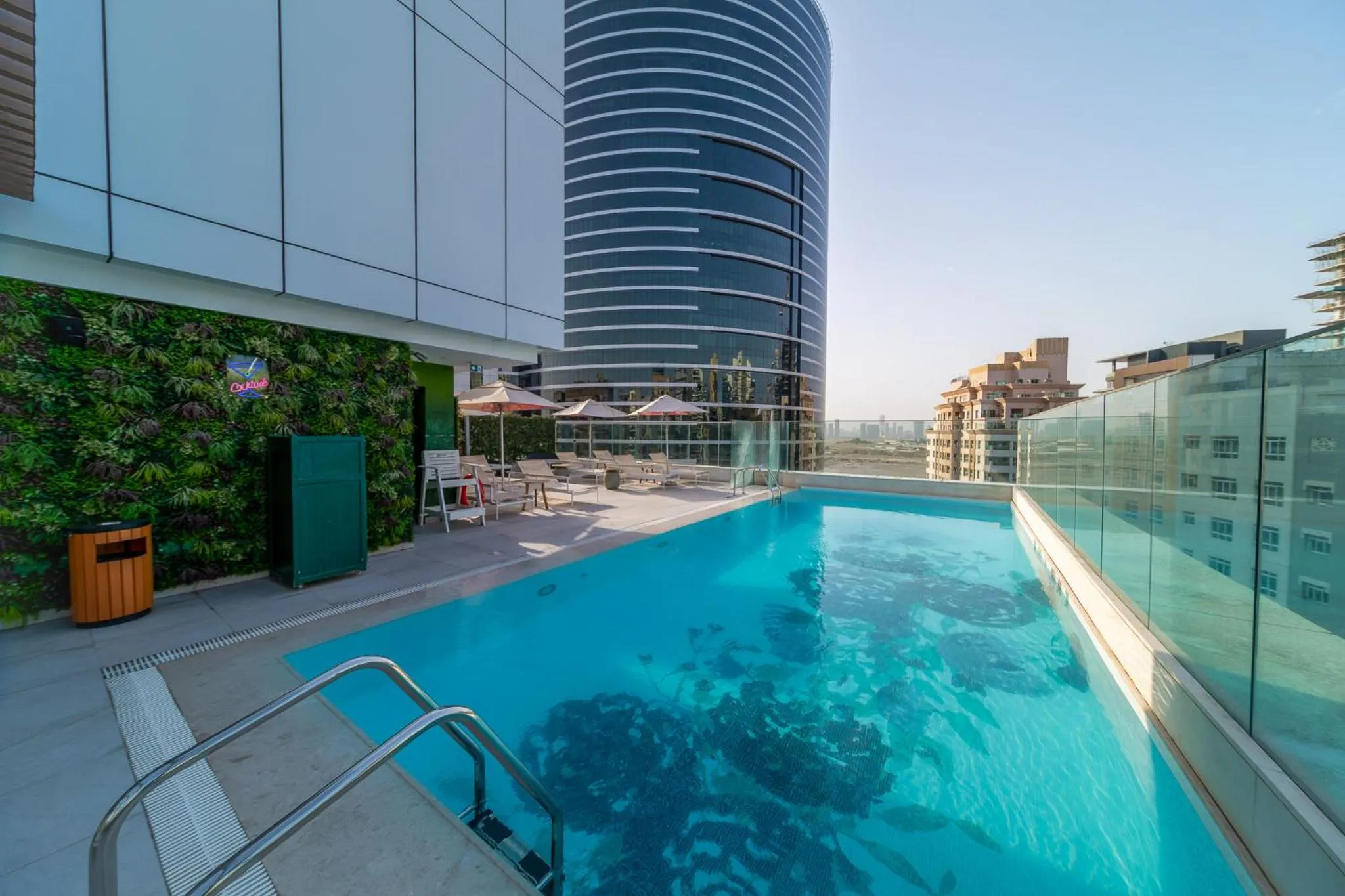 Swimming pool in Premier Inn Dubai Barsha Heights