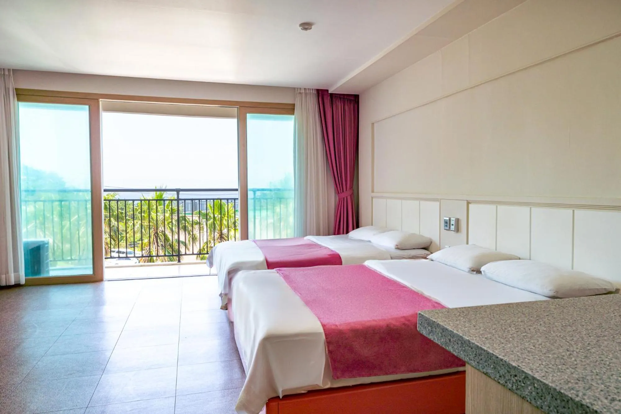 Bed in Amoureux Resort