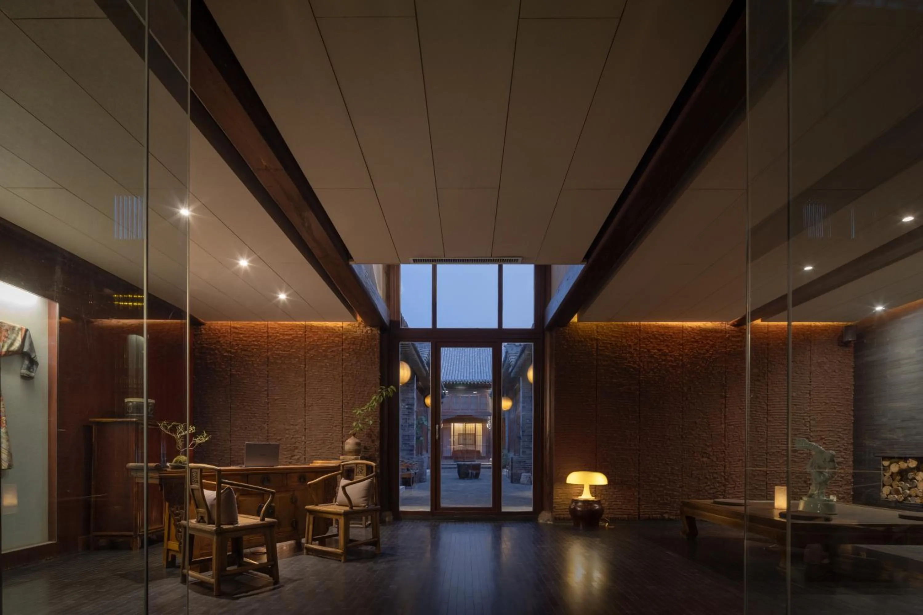 Living room in Jing's Residence Pingyao