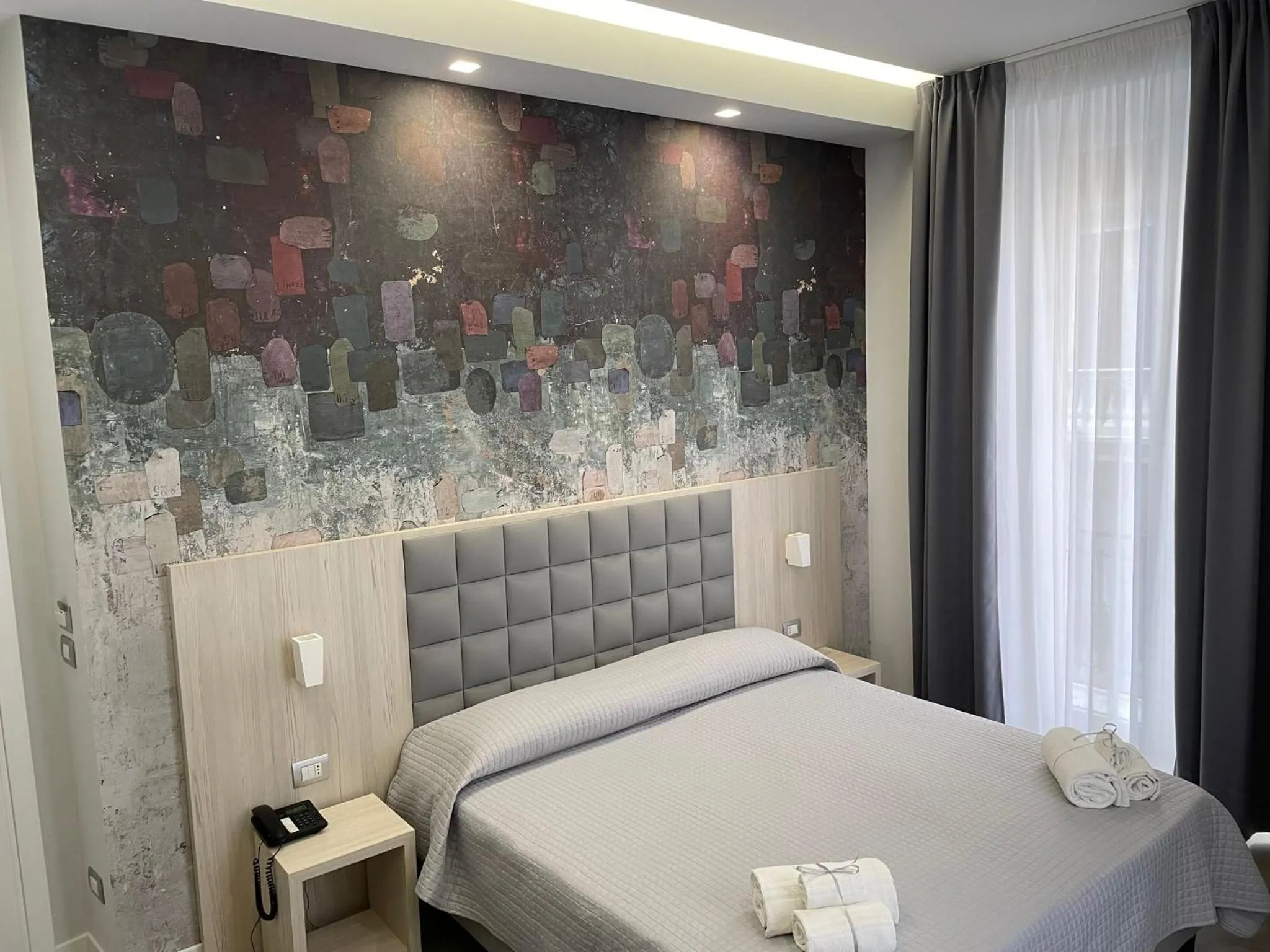 Bed in Schilizzi Hotel