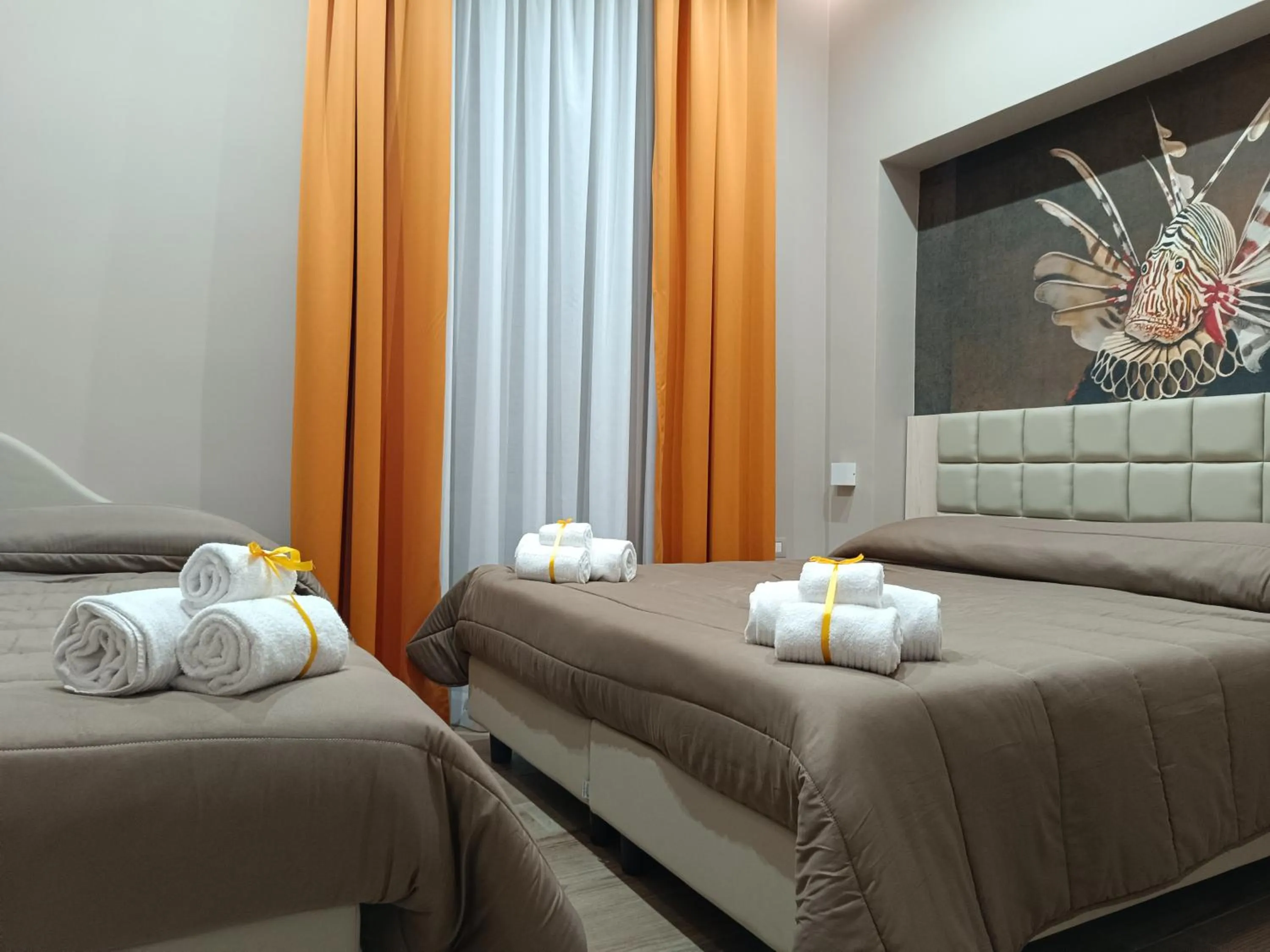 Bed in Schilizzi Hotel