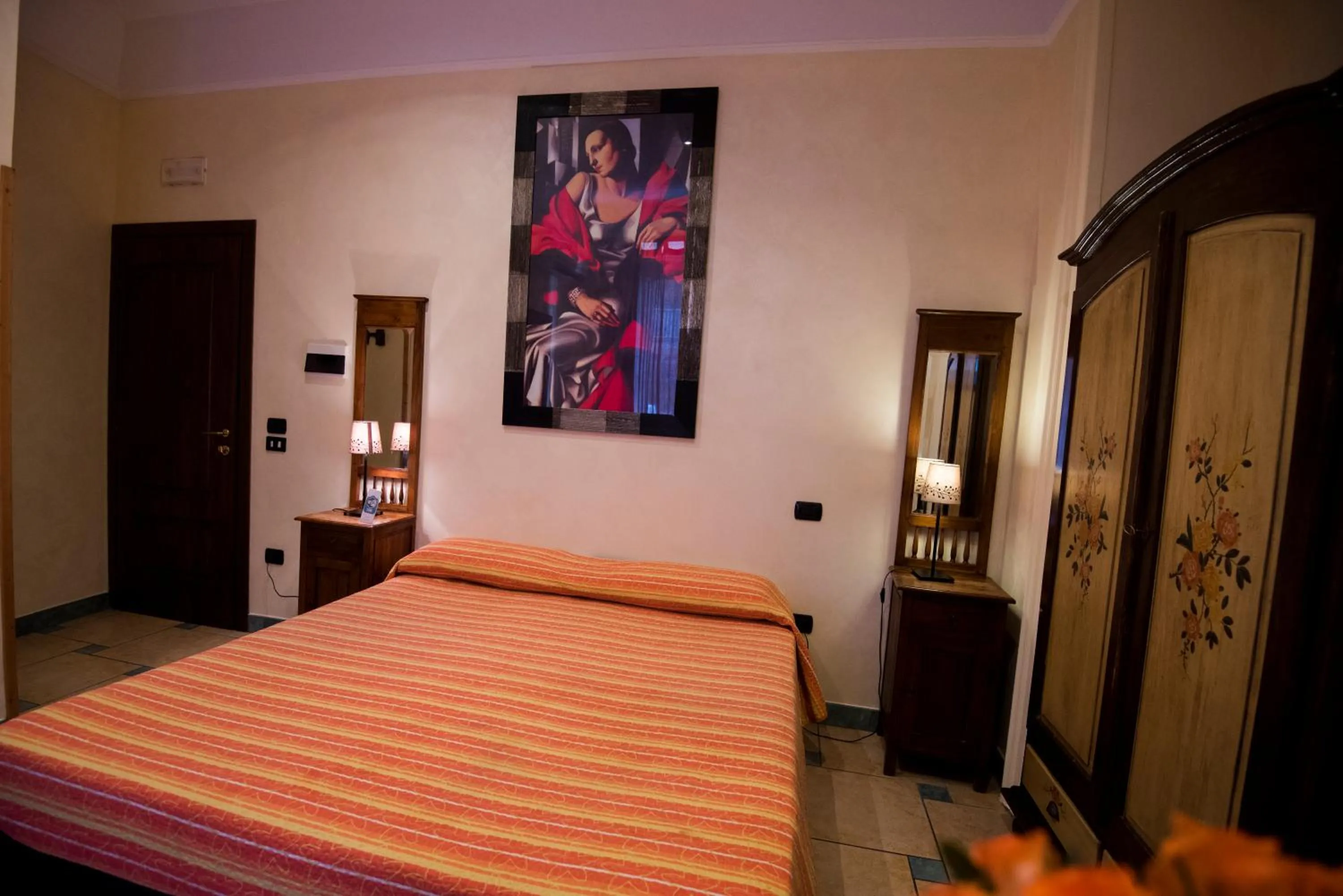 Bed in Schilizzi Hotel