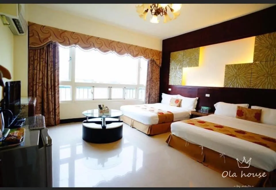 Bed in 花蓮洄瀾雅舍民宿-近火車站