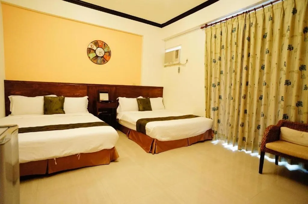 Bed in 花蓮洄瀾雅舍民宿-近火車站