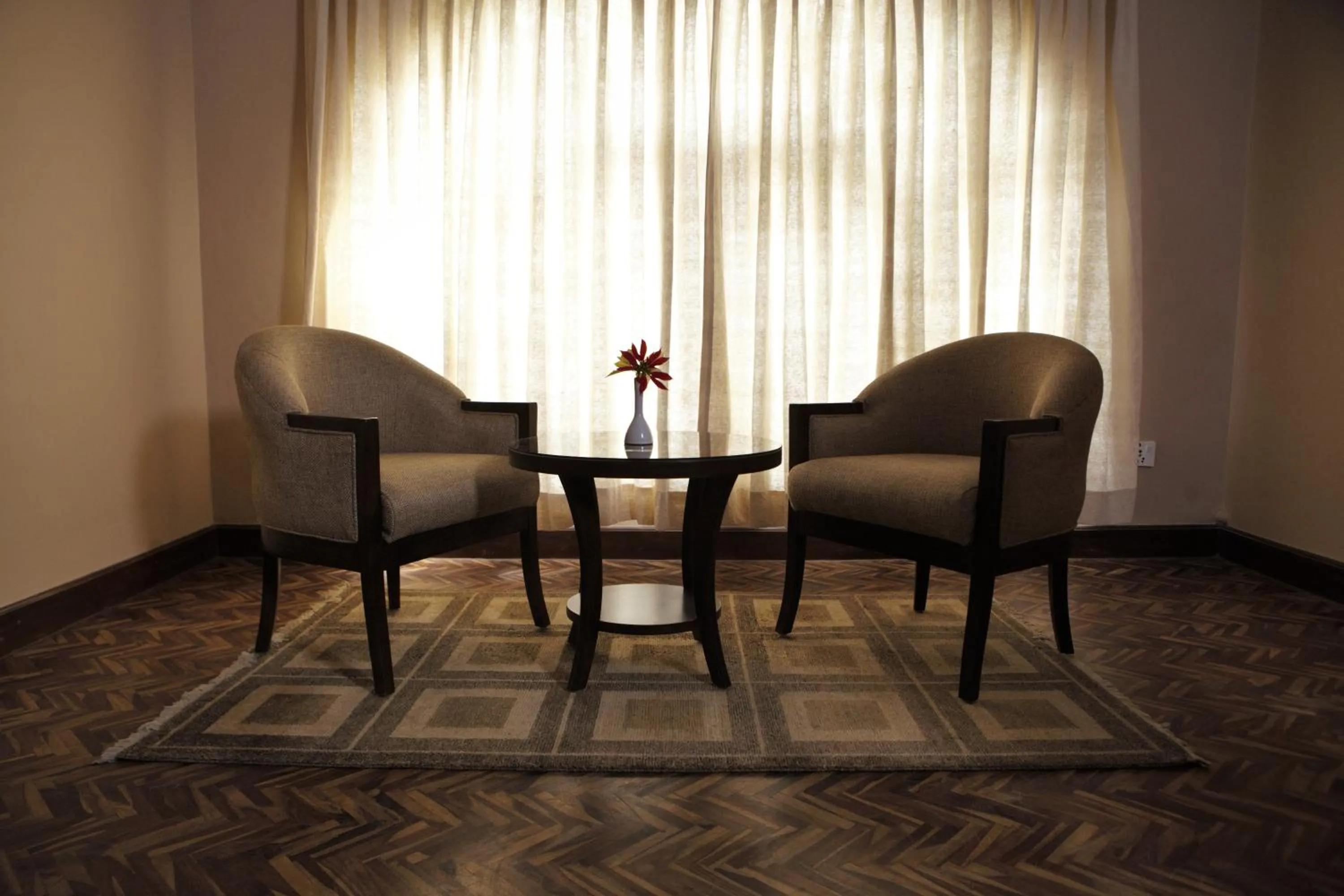 Living room in ROKPA Guest House