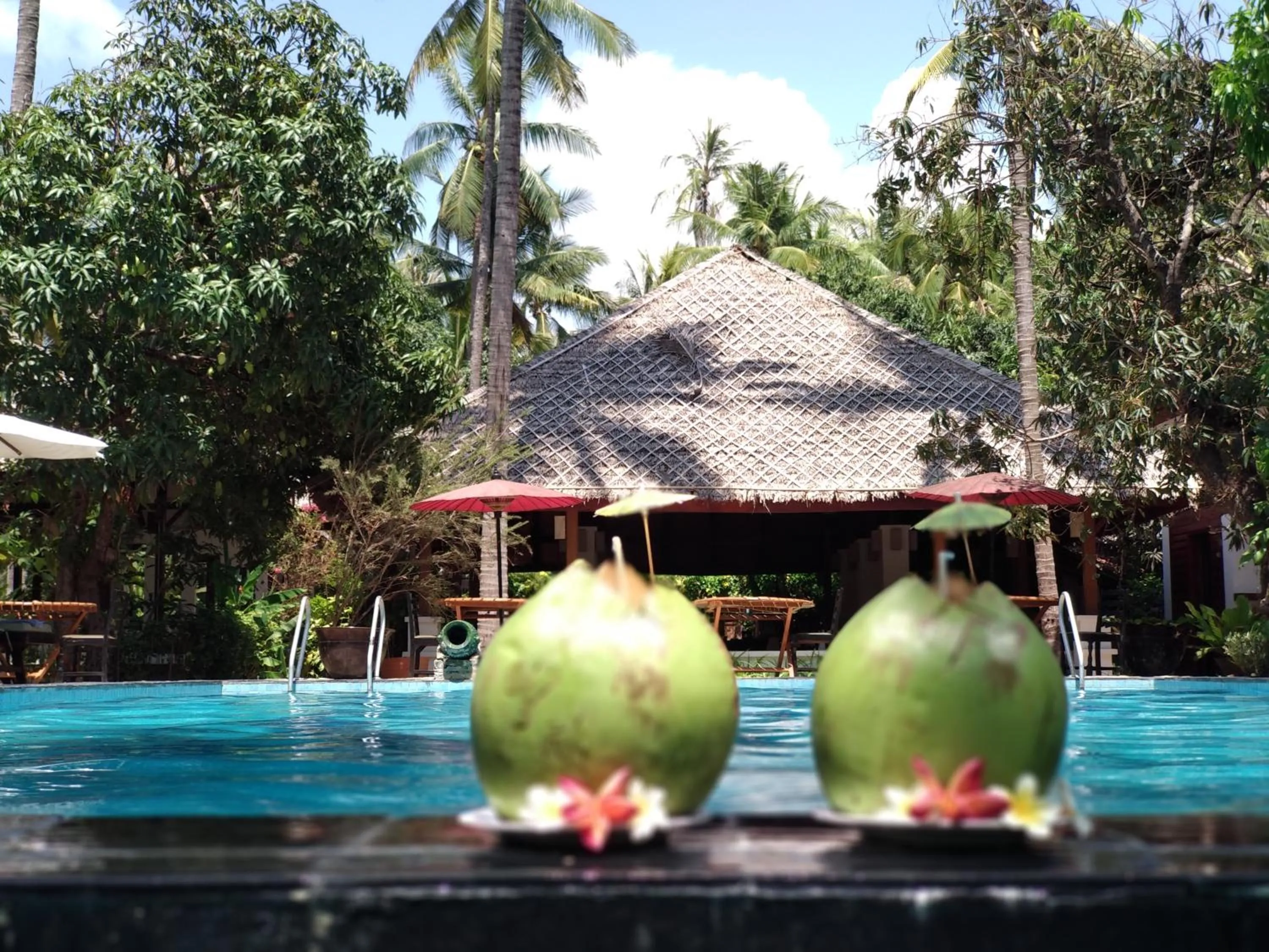 Pool view in Emerald Sea Resort
