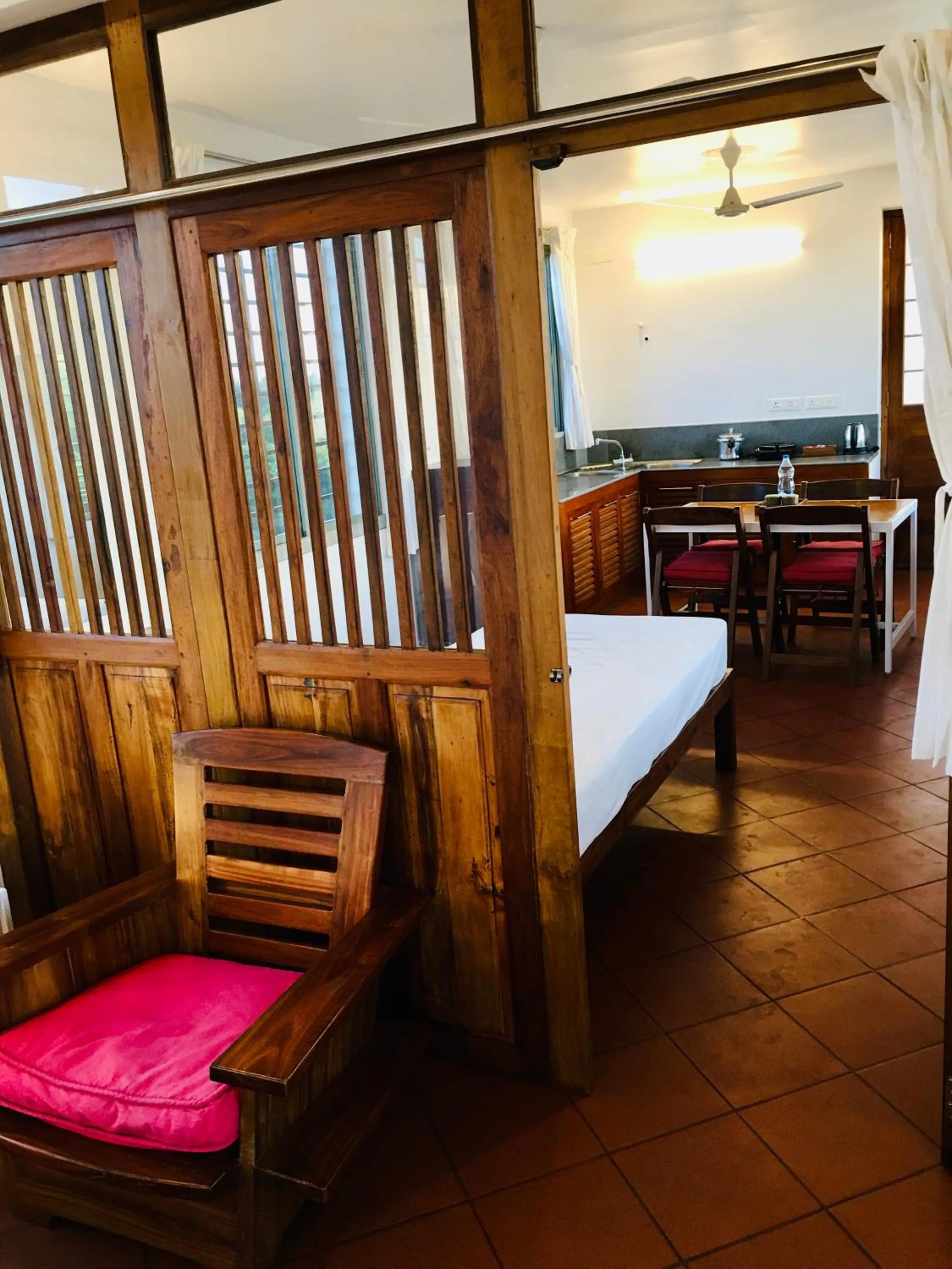 Living room in The Canopy Guest House