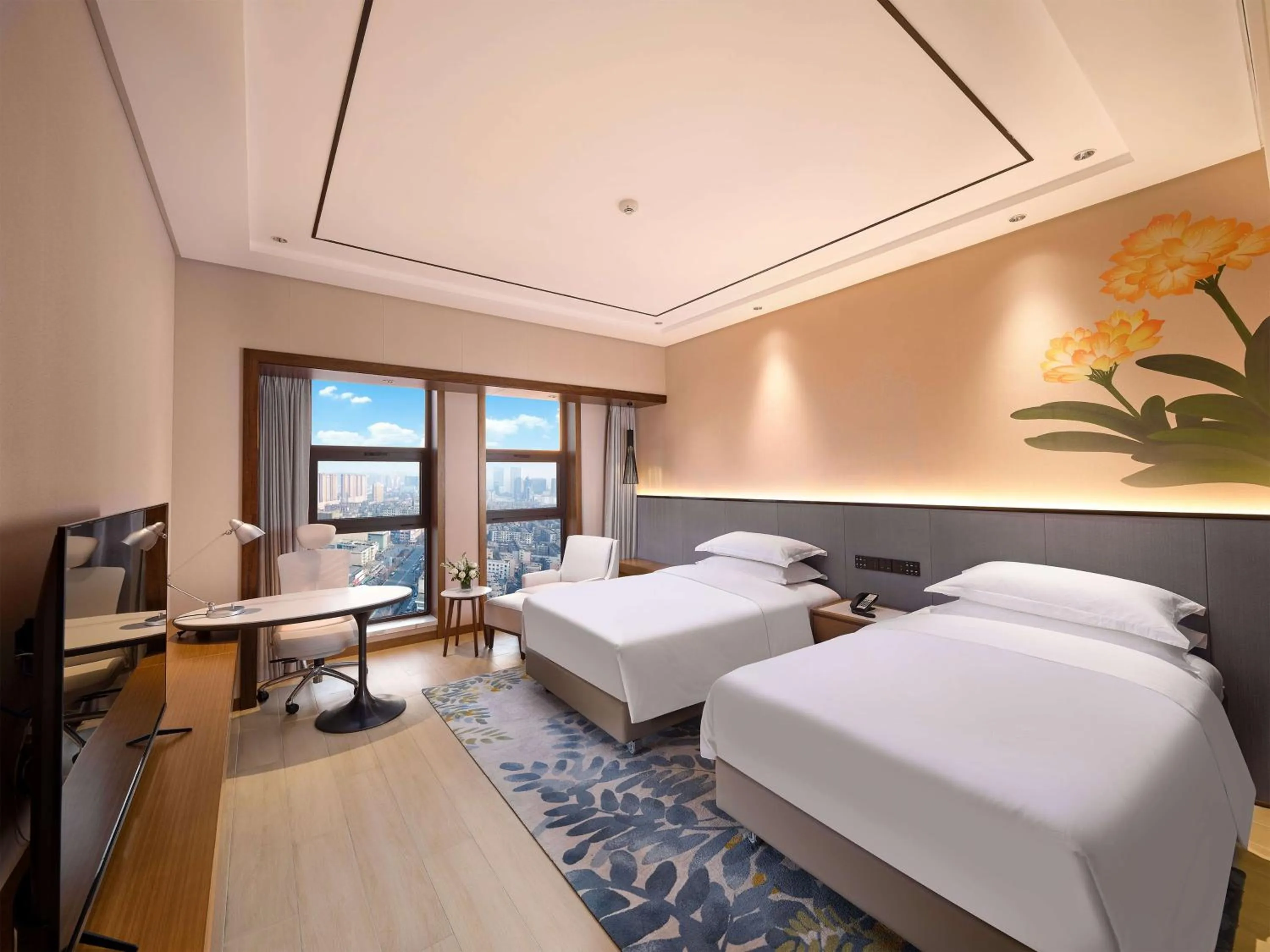 Bedroom, Bed in Hilton Garden Inn Anshan