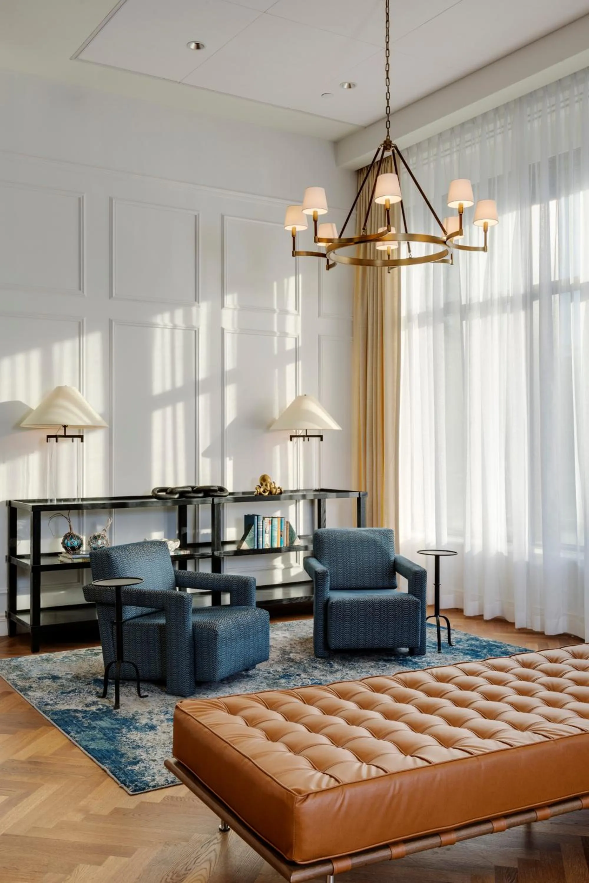 Seating area in Canopy By Hilton Boston Downtown