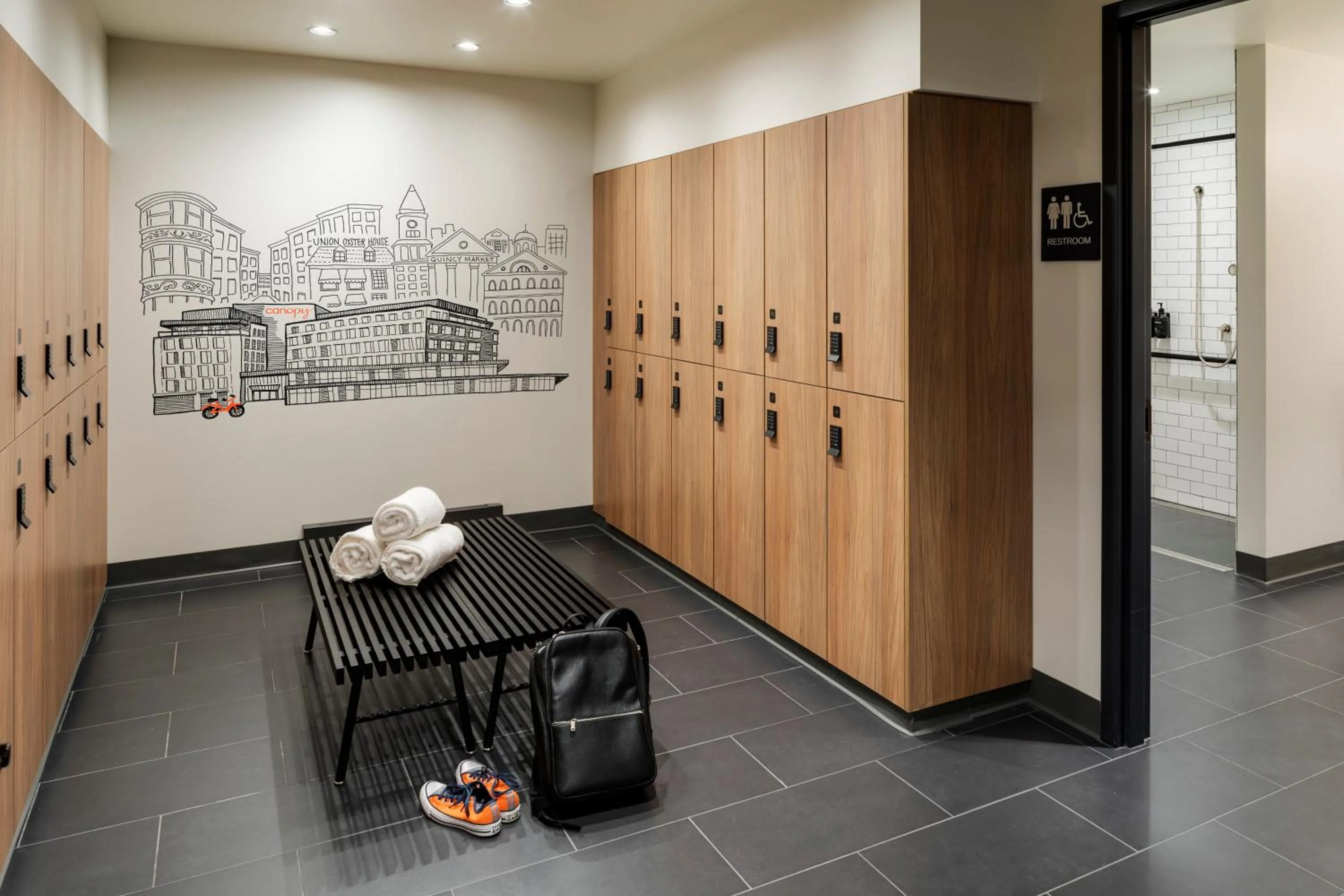 Fitness centre/facilities in Canopy By Hilton Boston Downtown