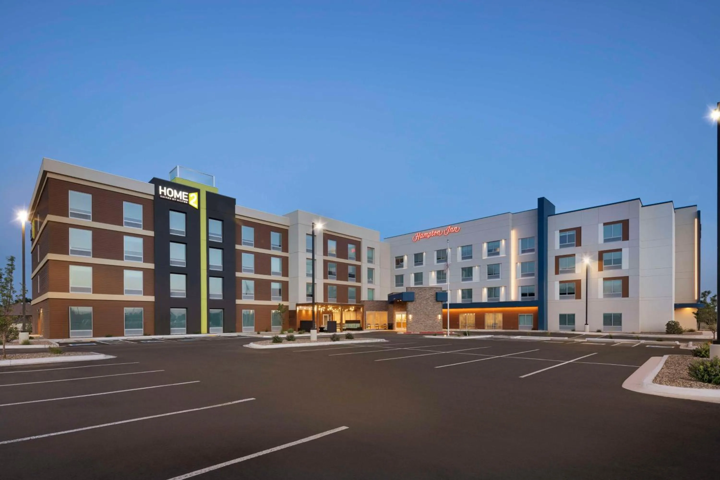 Property building in Home2 Suites By Hilton Clovis