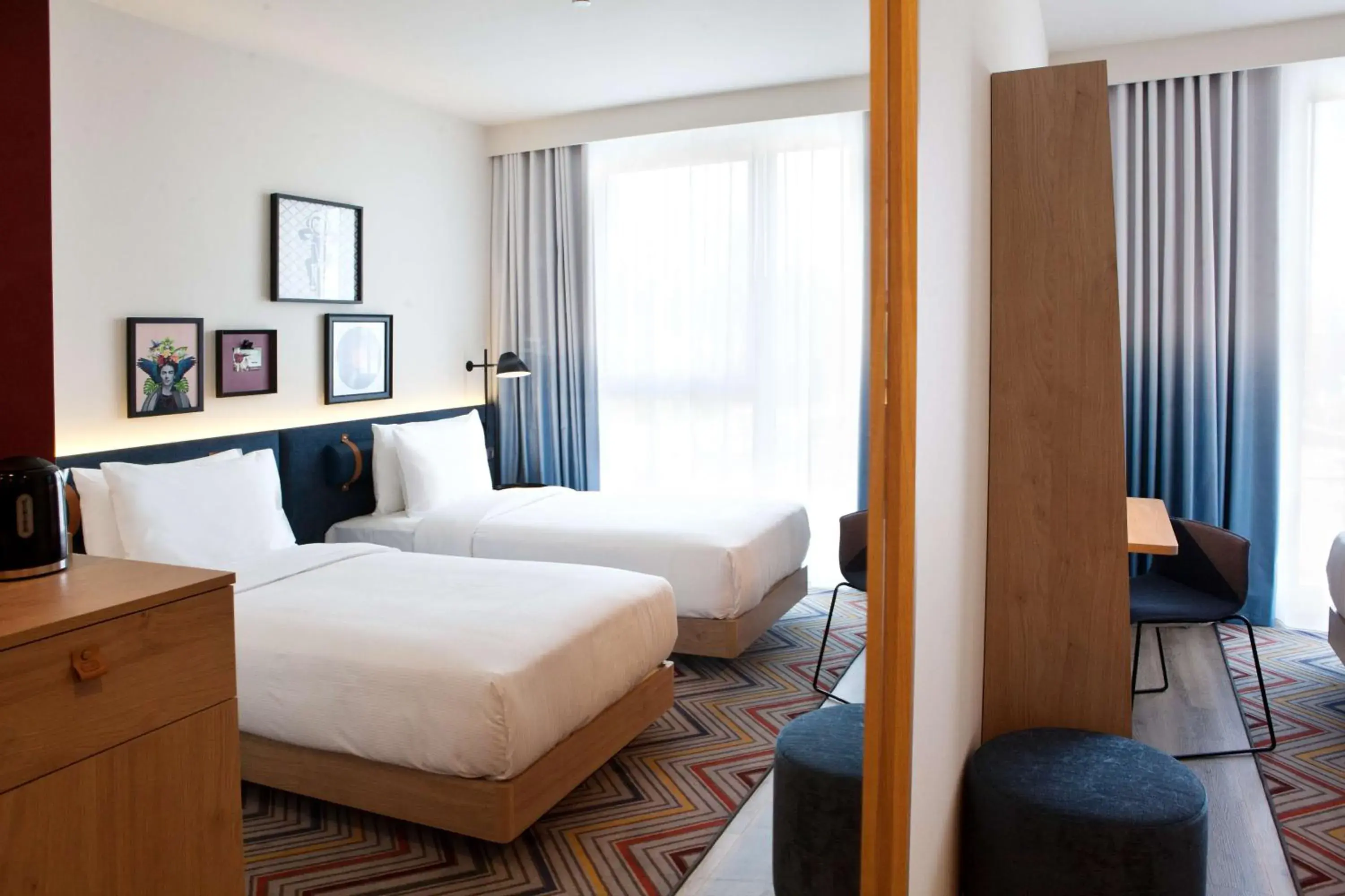 Twin Room in Hampton By Hilton Regensburg Twin Room in Hampton By Hilton Regensburg