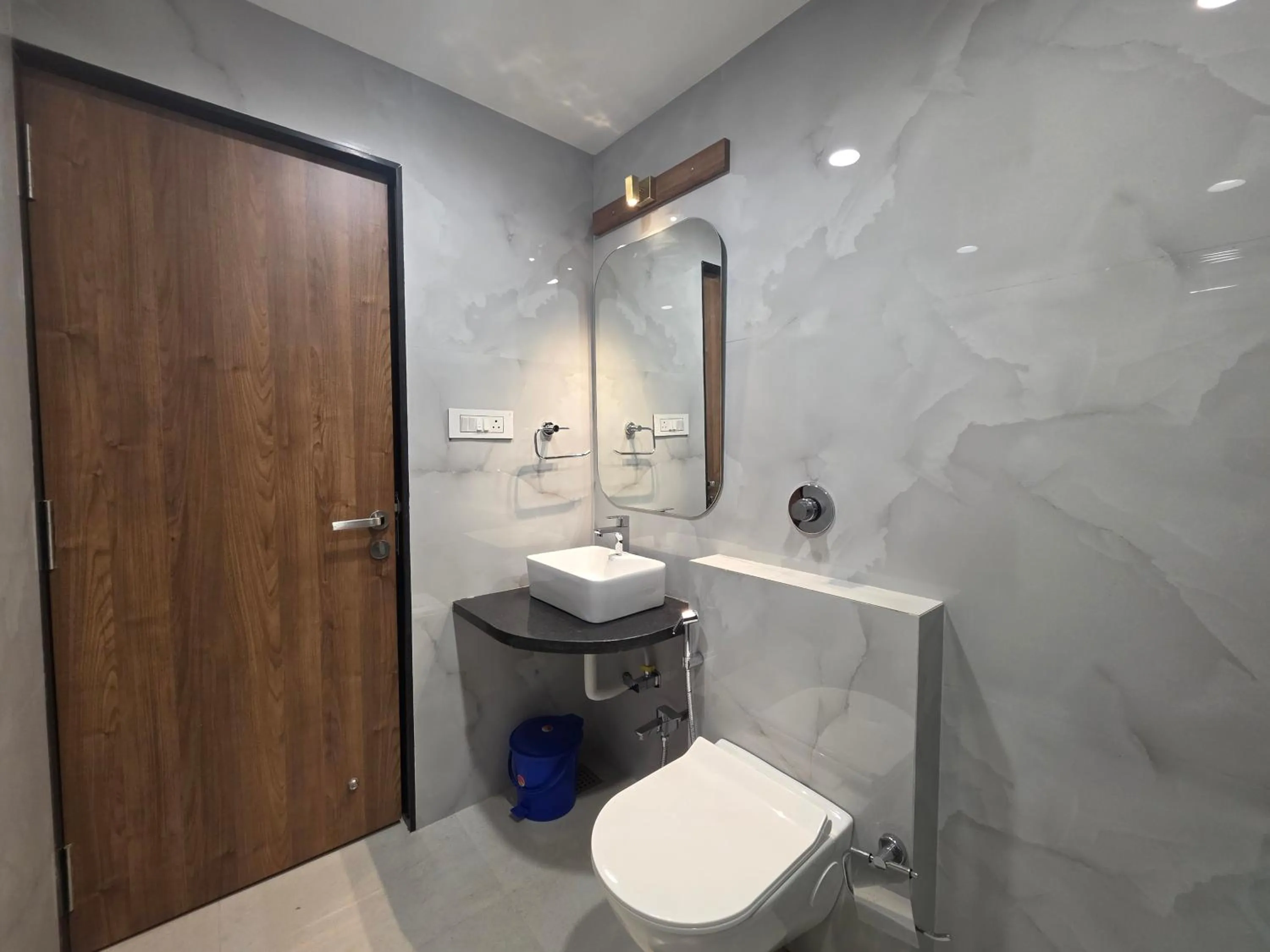 Bathroom in Hotel Vyankatesh & Pure Veg Restaurant