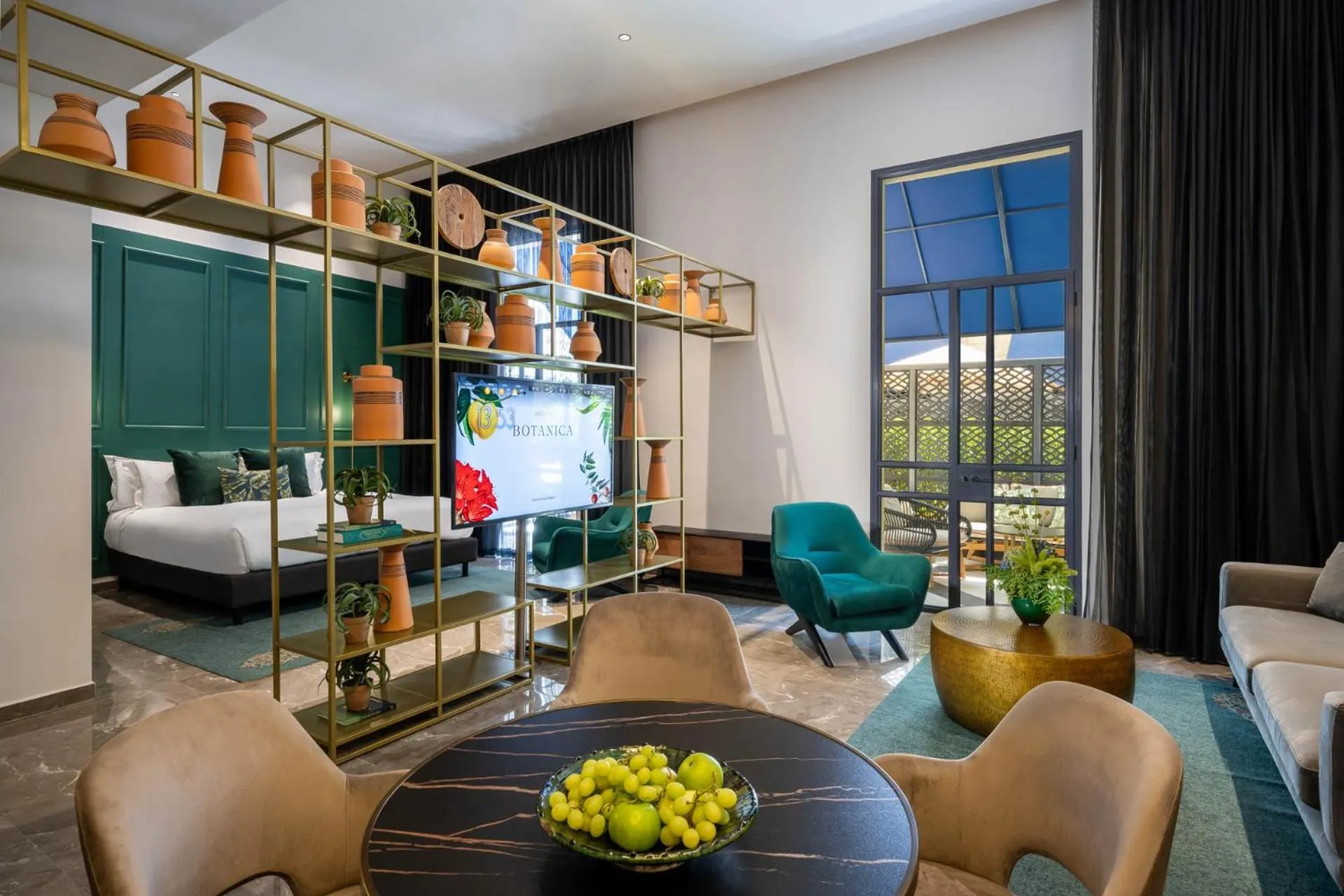 Living room in Hotel Botanica- Limited Edition By Fattal