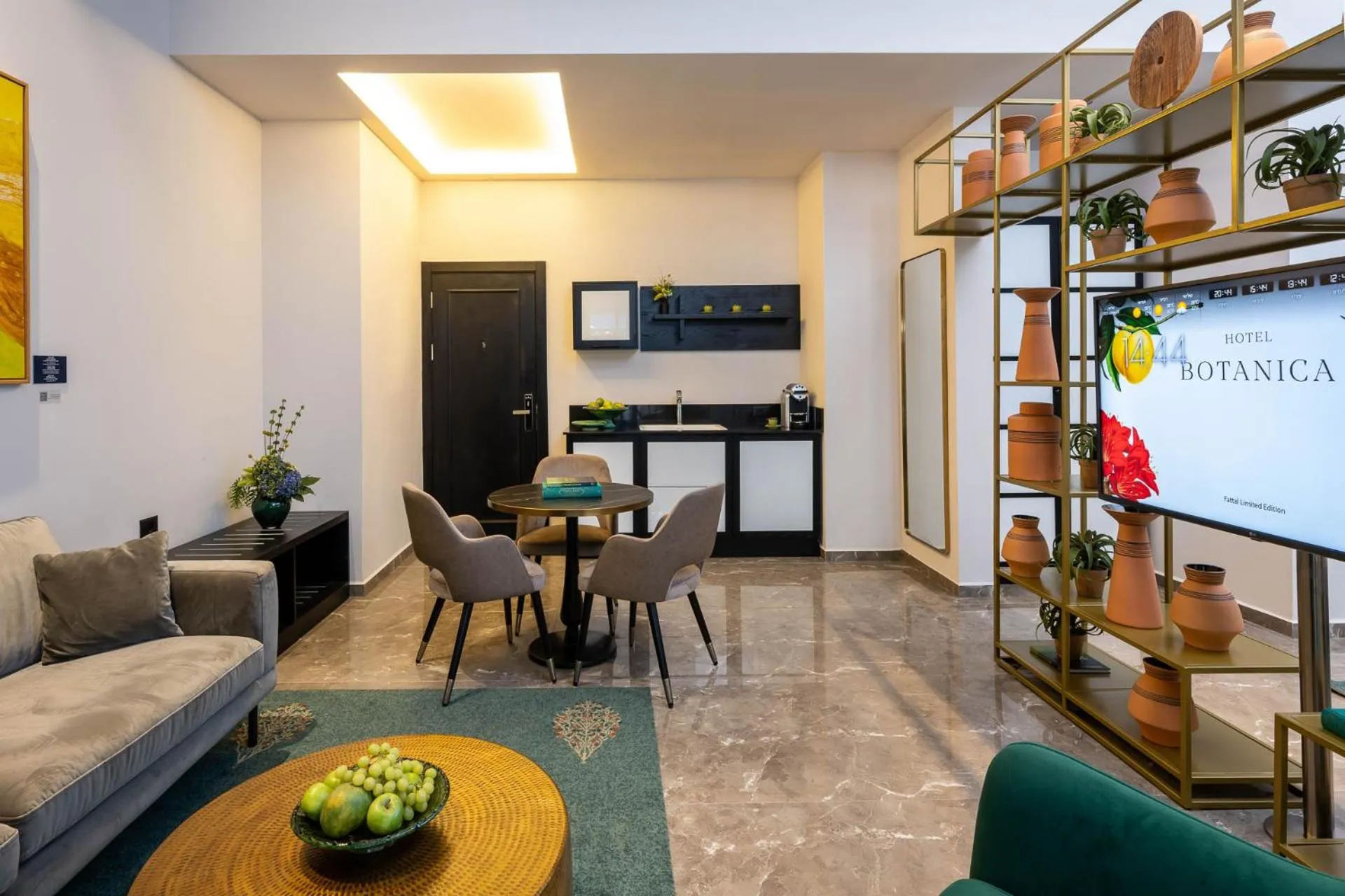 Living room in Hotel Botanica- Limited Edition By Fattal