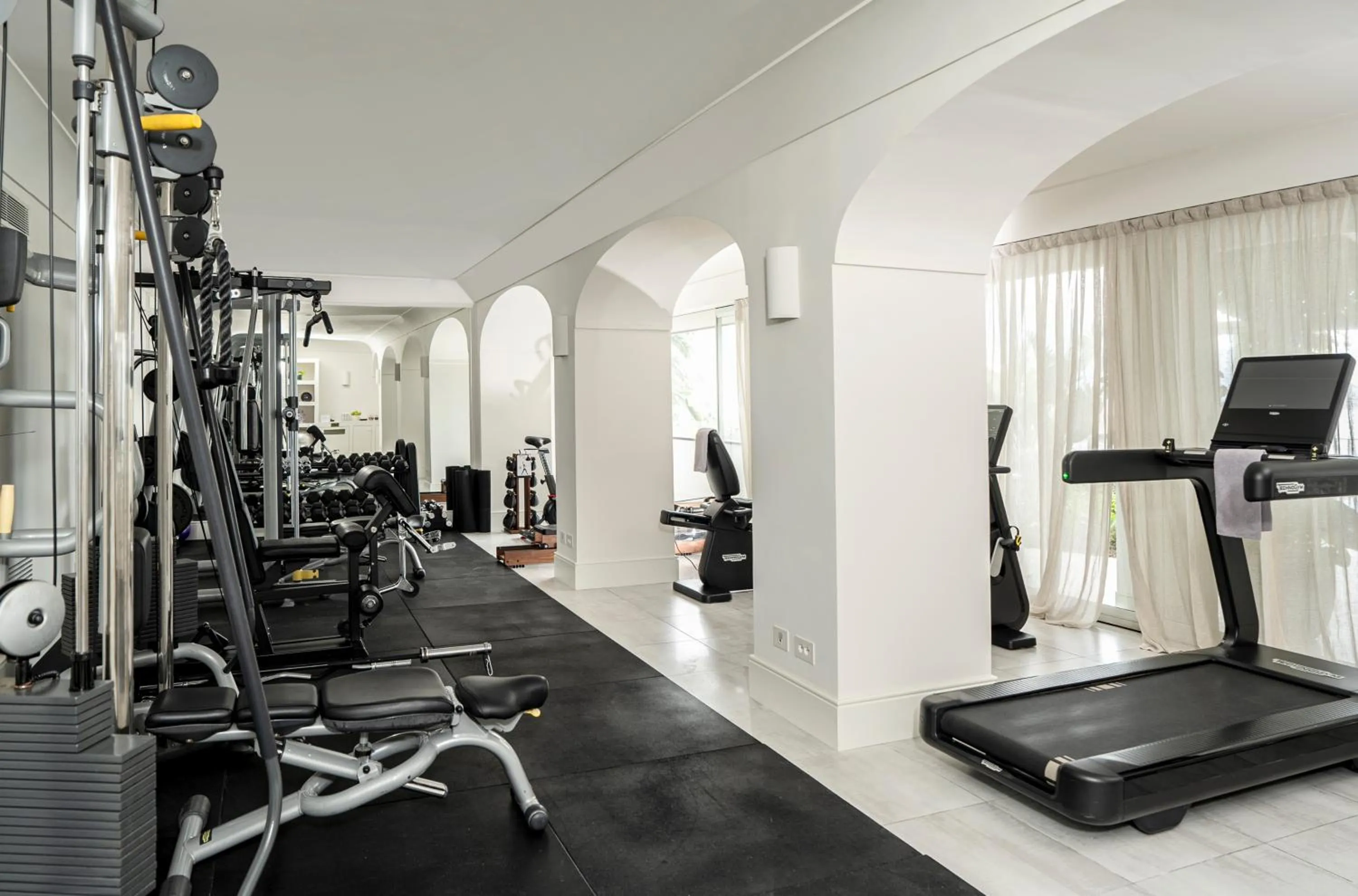 Fitness centre/facilities in Hotel Miramalfi