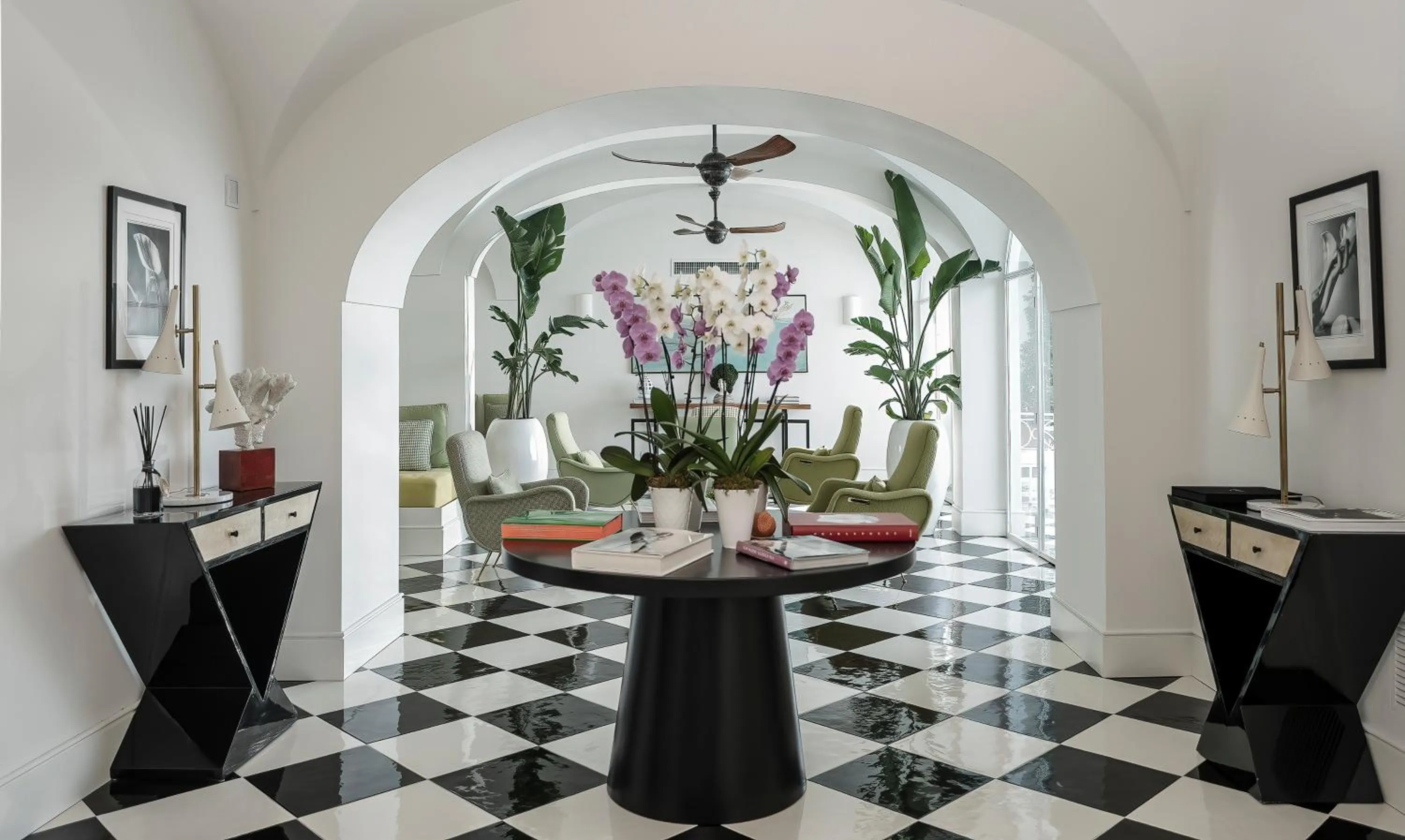Lobby or reception in Hotel Miramalfi