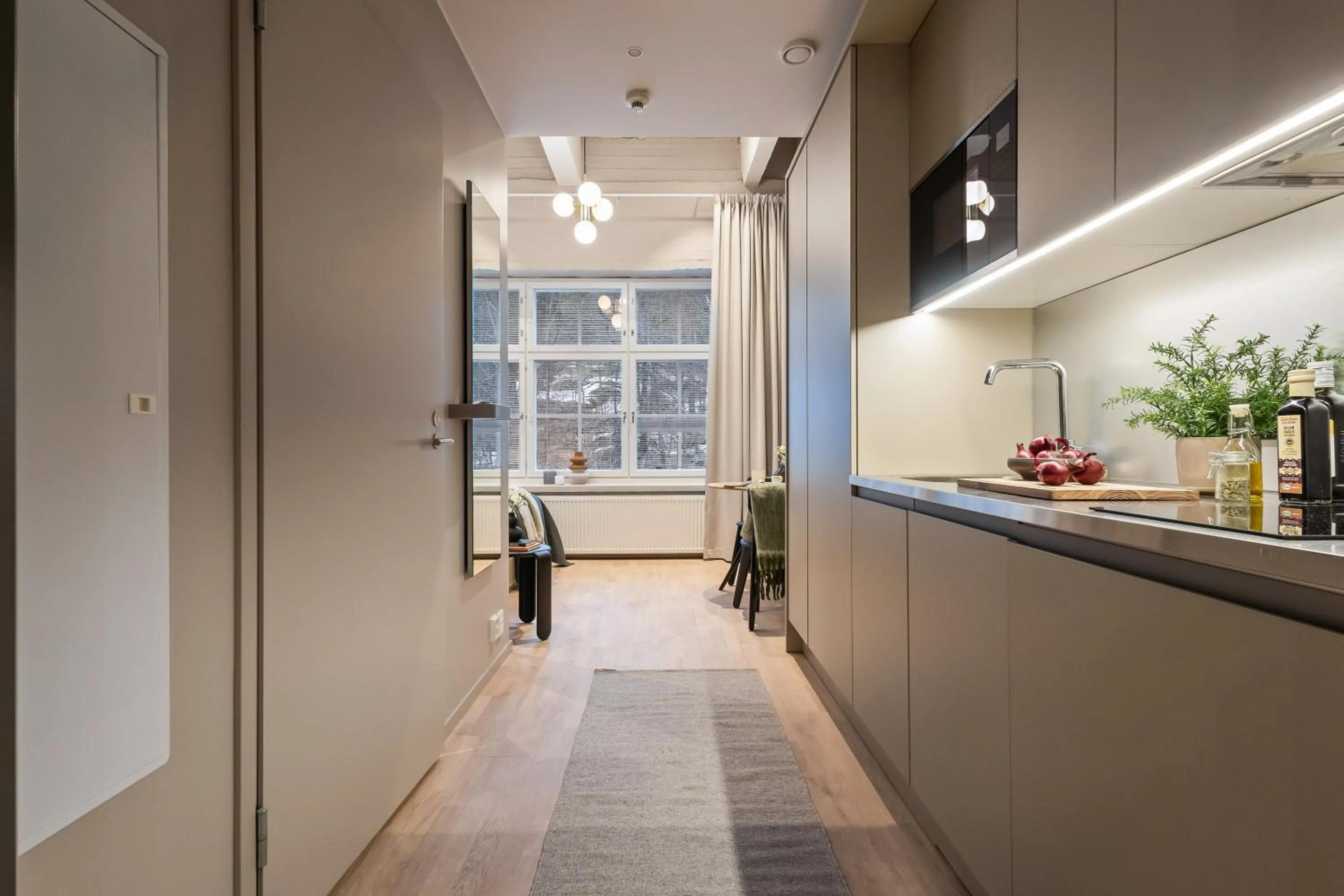 Kitchen or kitchenette in Unity Tampere - A Studio Hotel