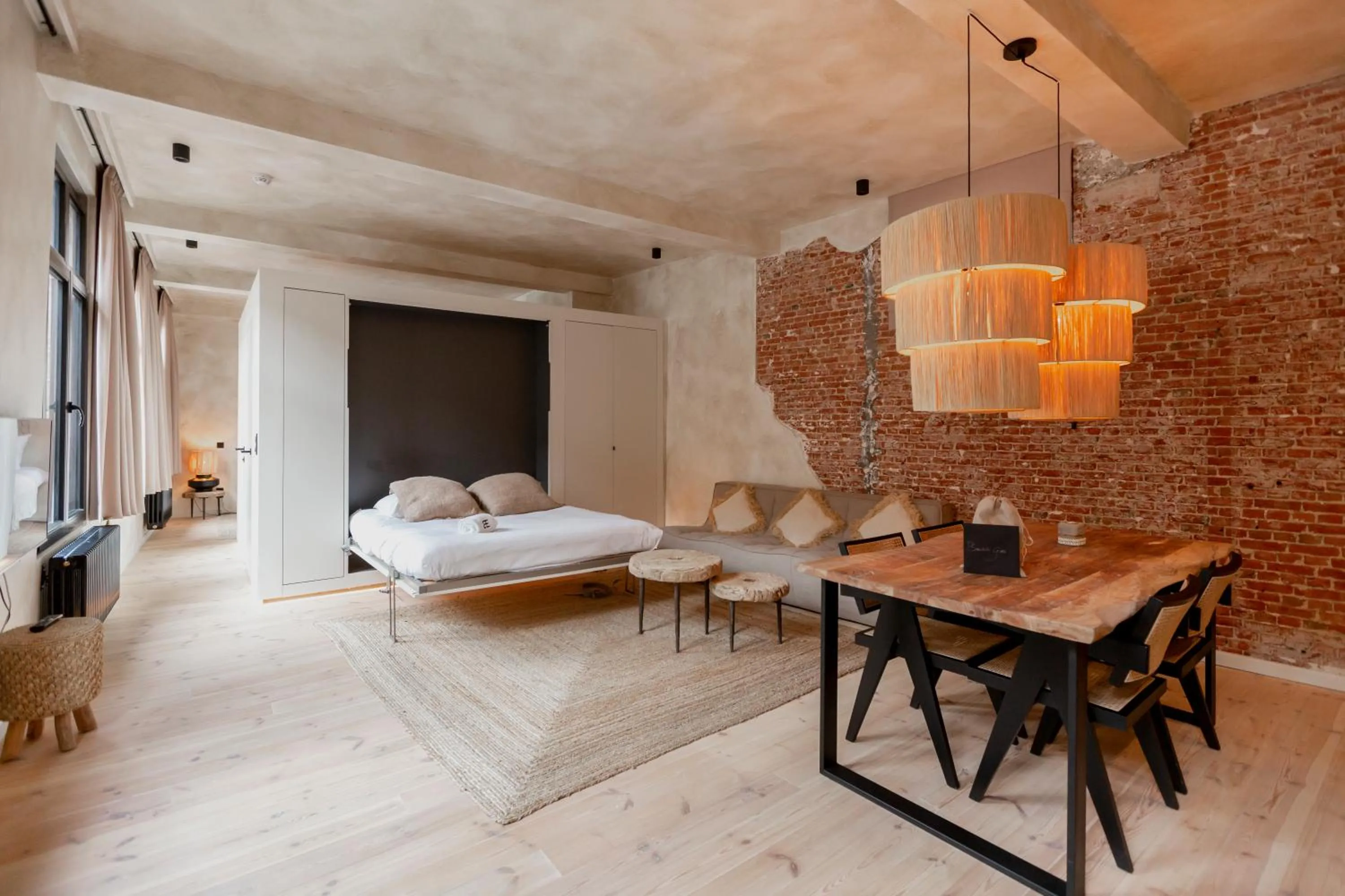 Bed in BTFL Living, Luxury Residences Antwerp, Zirkstraat