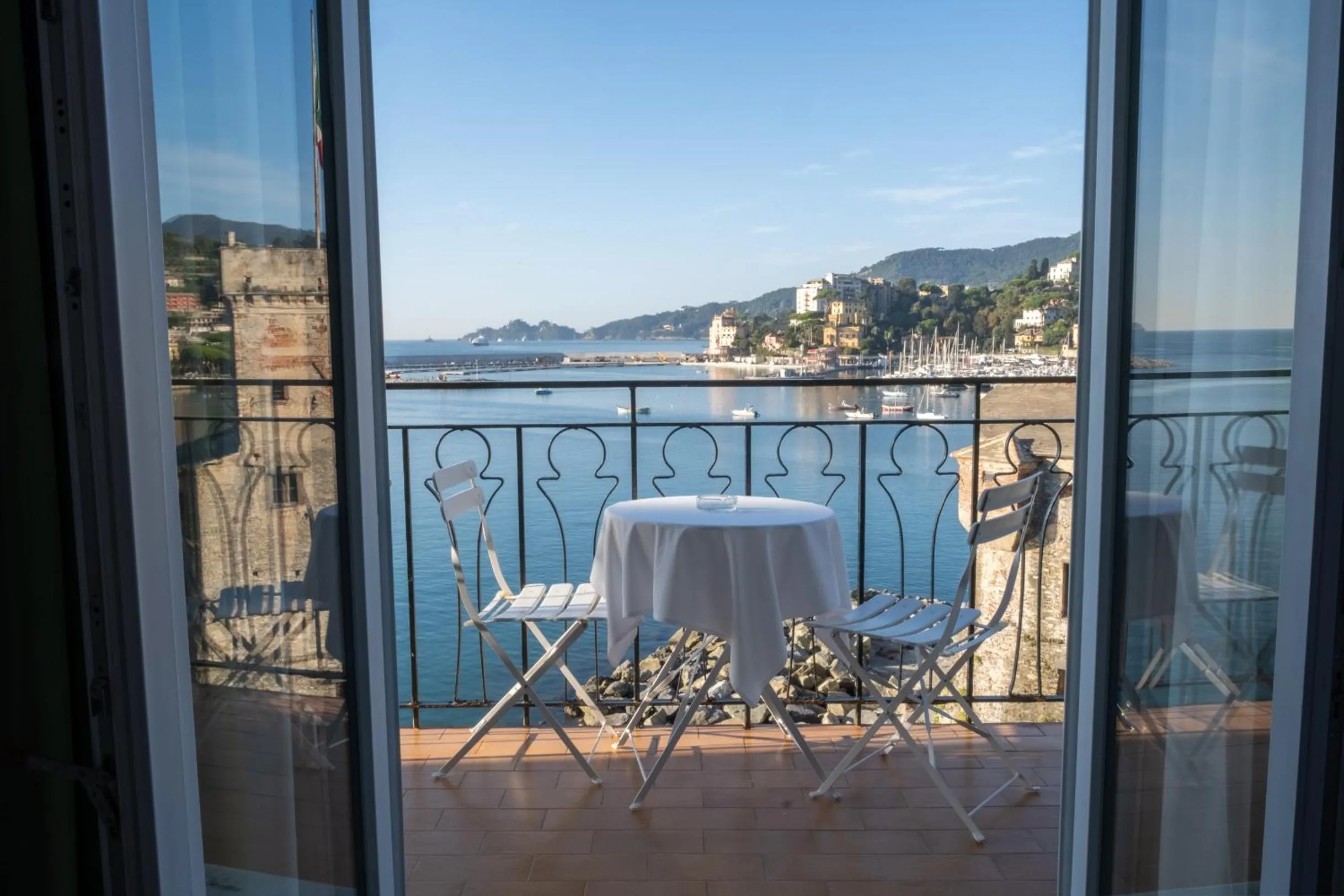 Balcony/Terrace in Hotel Italia e Lido Rapallo