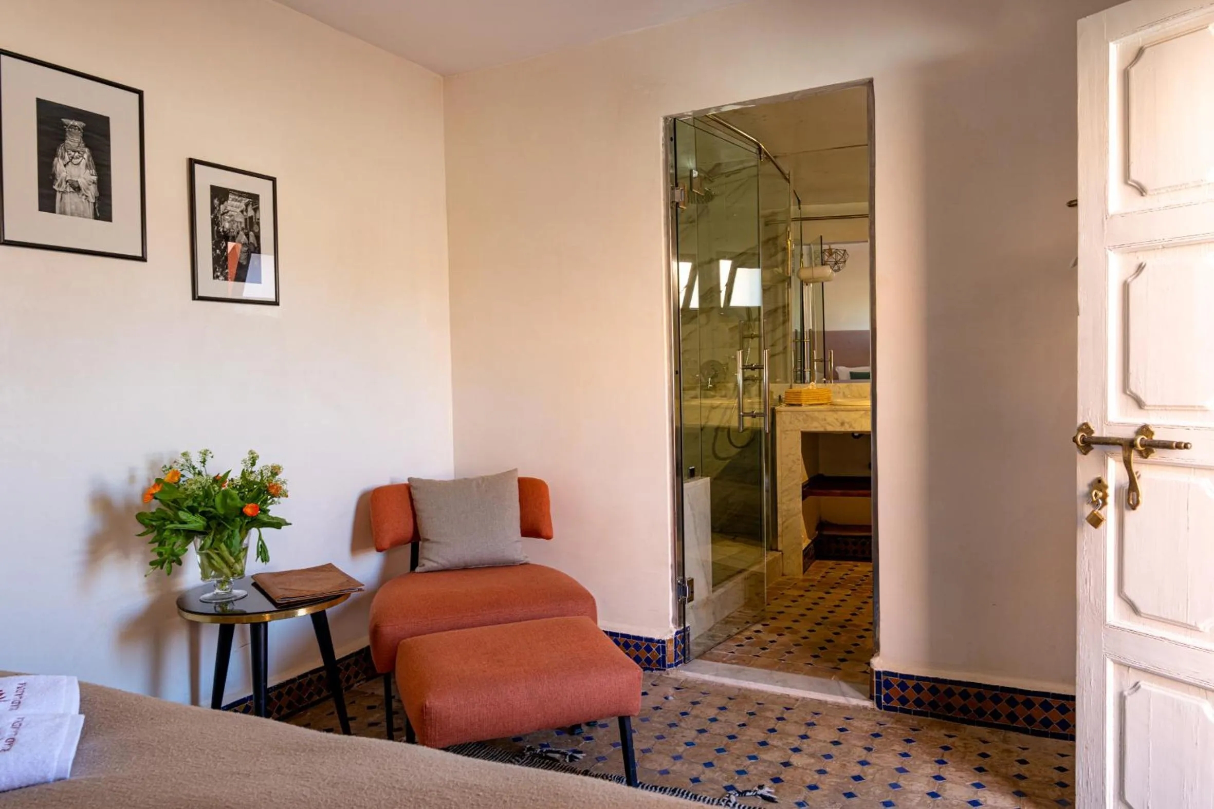 Bathroom, Seating Area in Riad LAMDINA