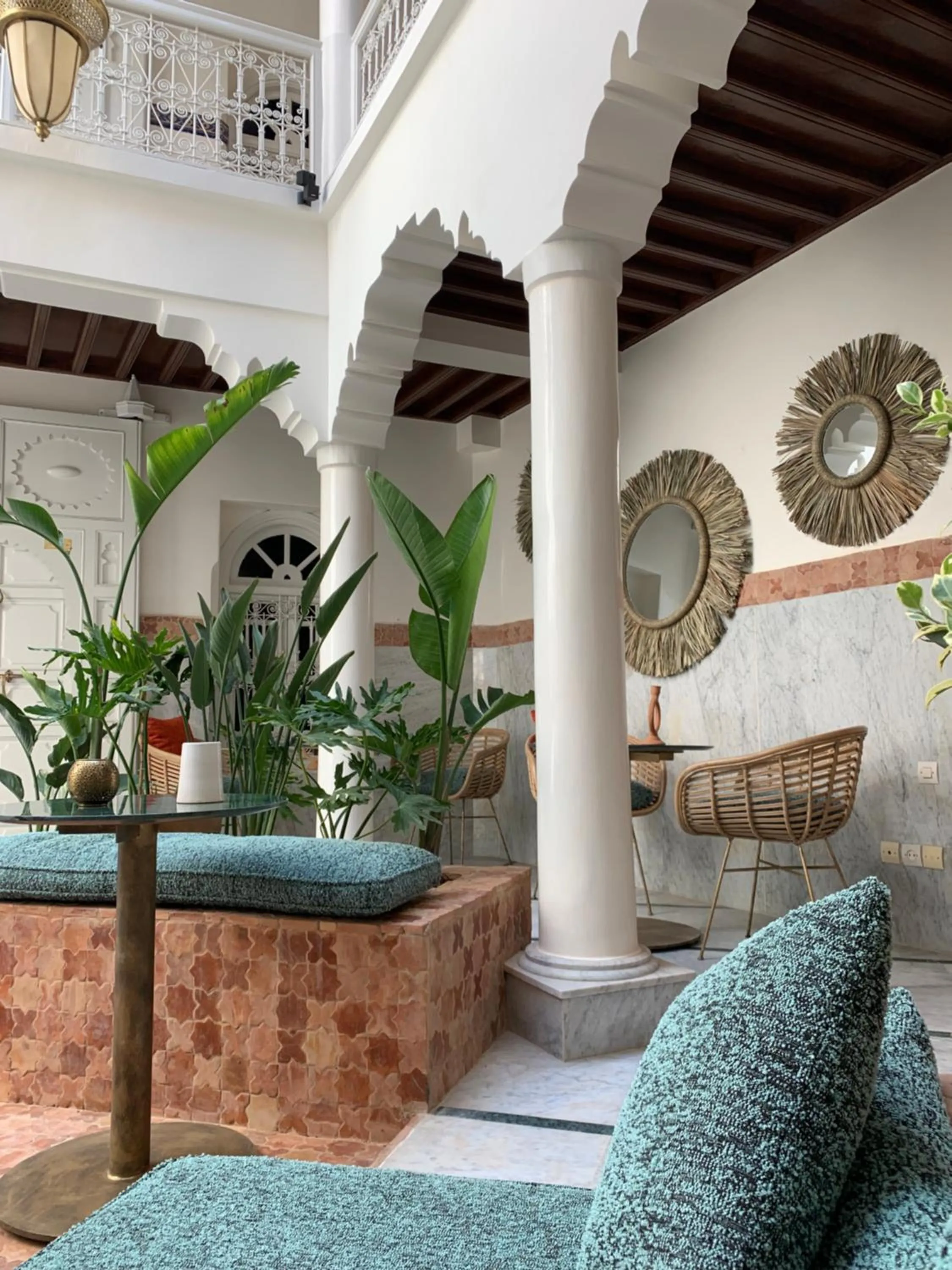 Lobby or reception in Riad LAMDINA