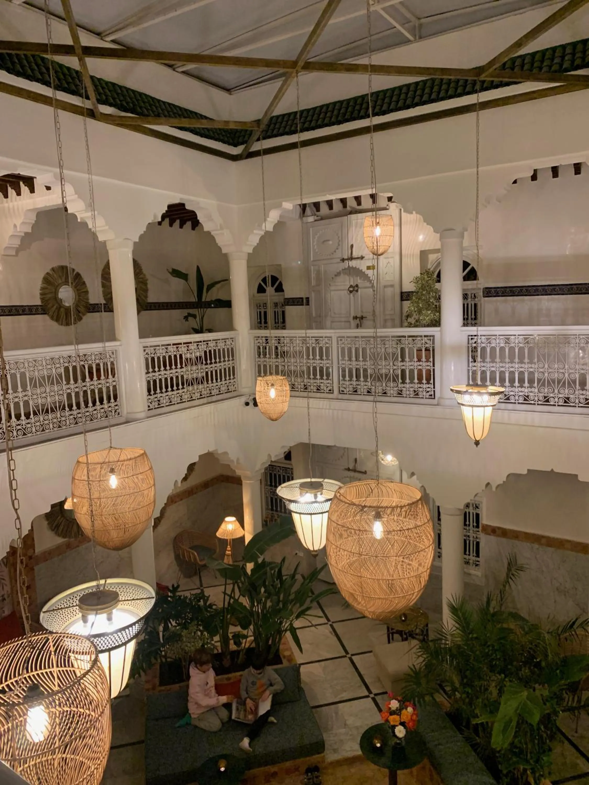 Patio in Riad LAMDINA